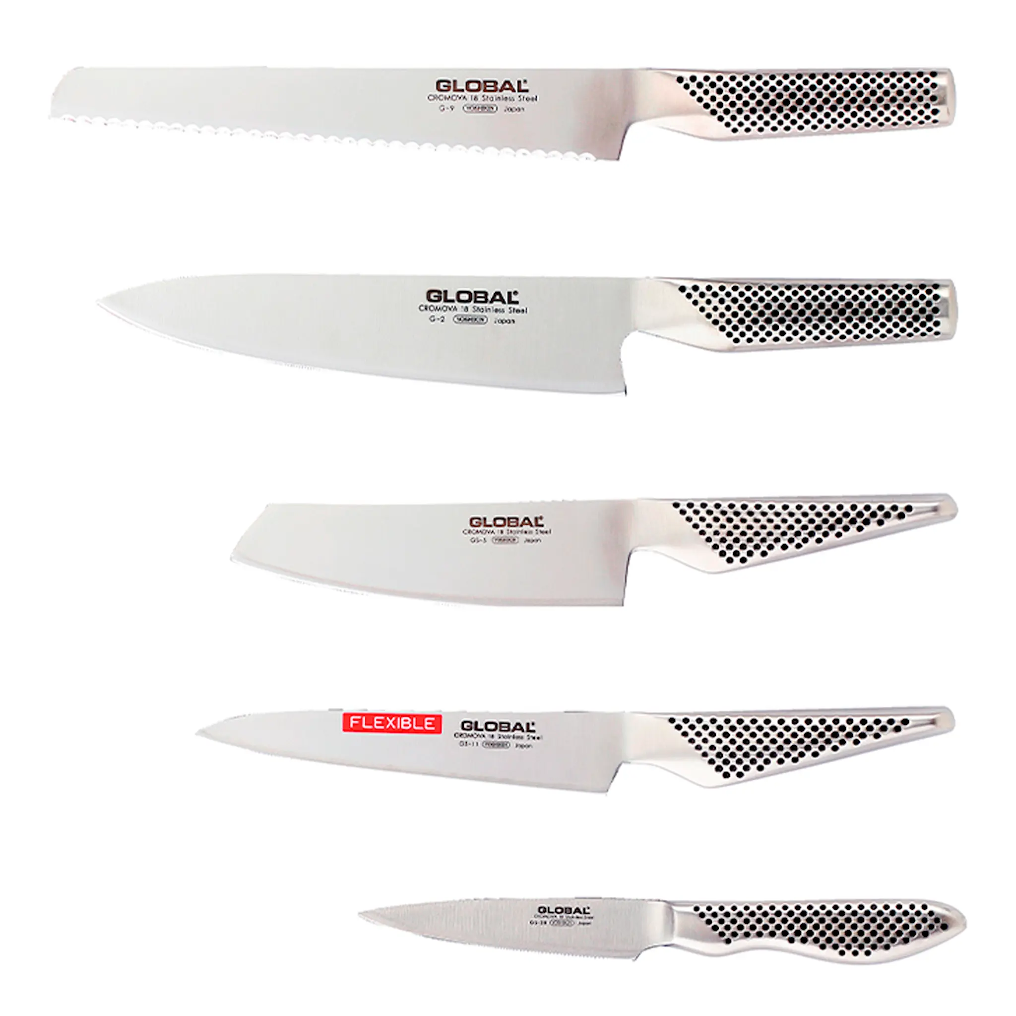 Global Global G-2951138 Knivset 5 delar