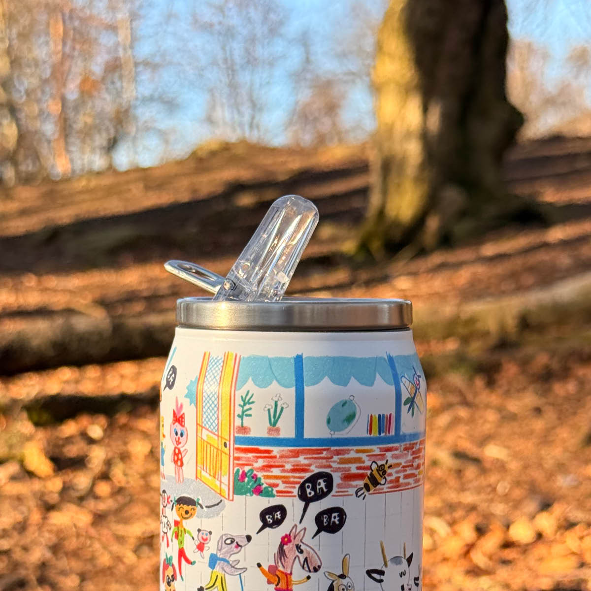 Les Artistes Bukkene Bruse Termospullo 28 cl Back to school