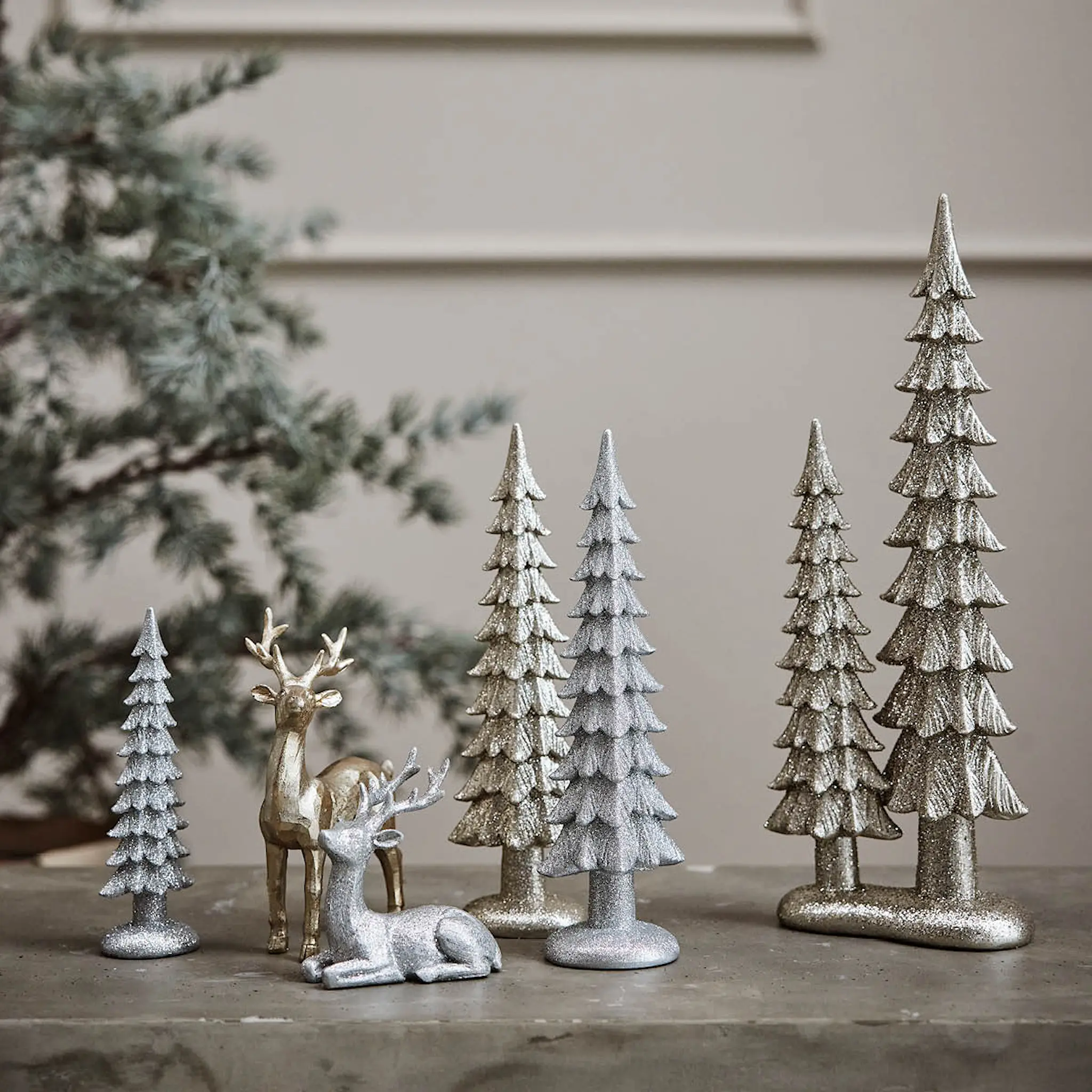 Lene Bjerre Sissia Tree Joulukoriste joulukuusi 15 cm Kulta