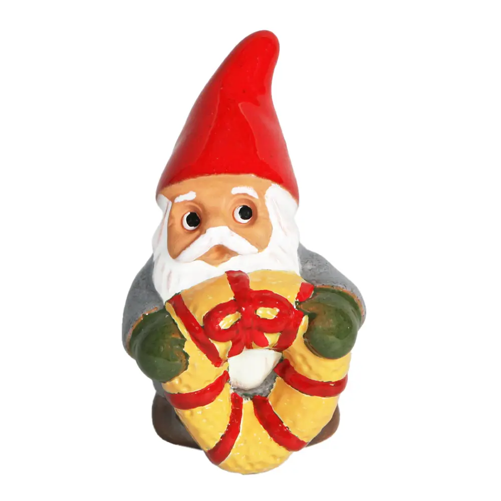 Mikrotonttu ja joulukranssi 7 cm