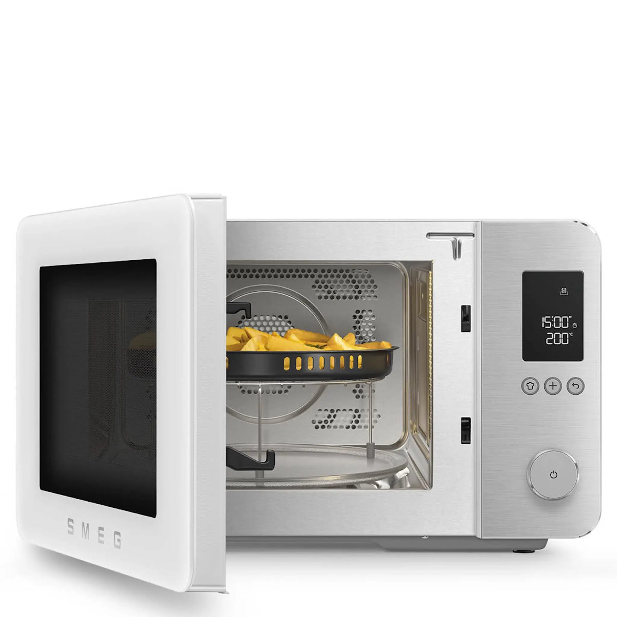 Smeg Smeg Collezione mikrovågsugn varmluft MOC02 2100W matt vit