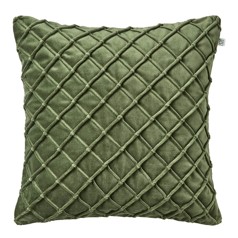 Chhatwal & Jonsson Deva kuddfodral sammet 50x50 cm Cactus Green