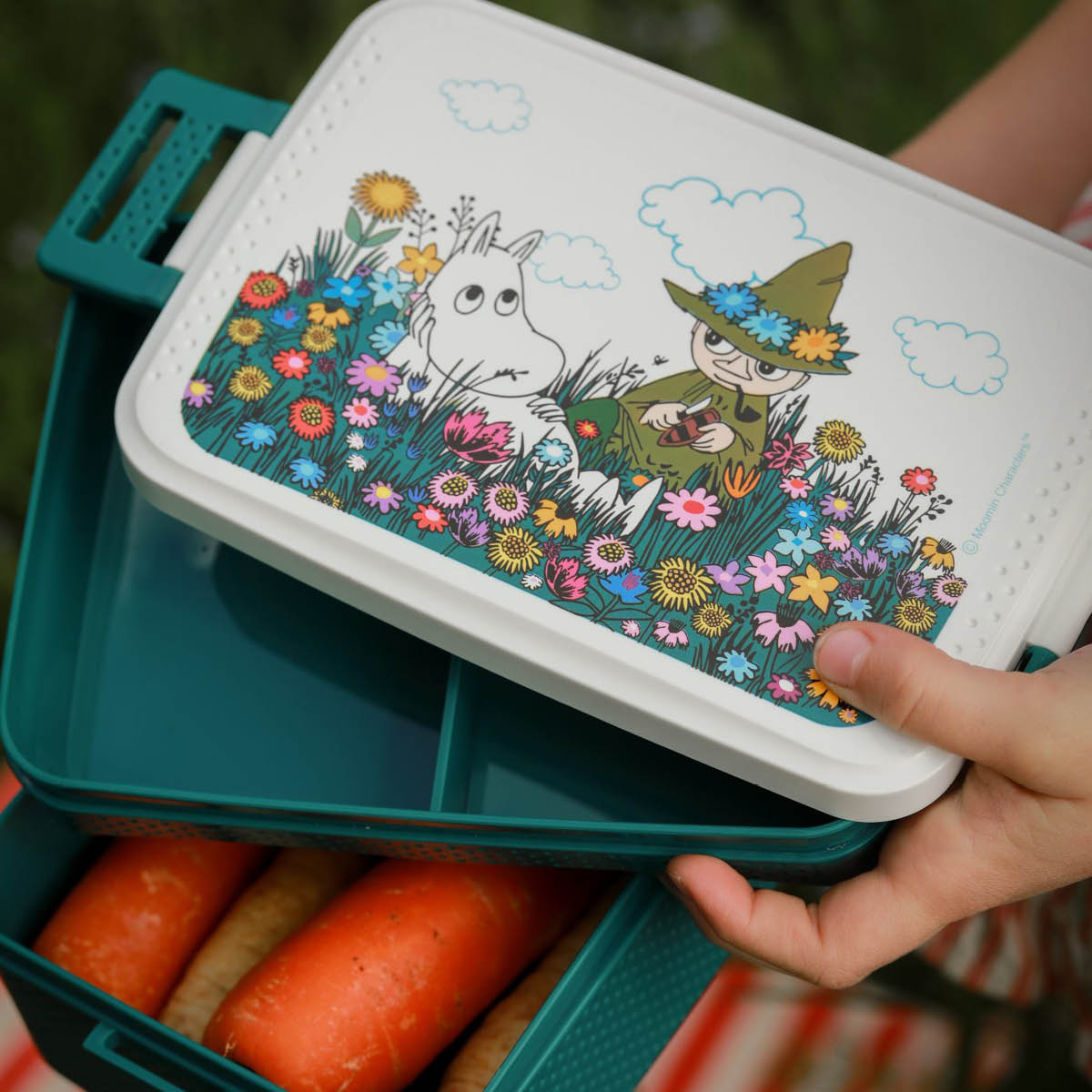 Rätt Start Mumin matlåda Äng grön