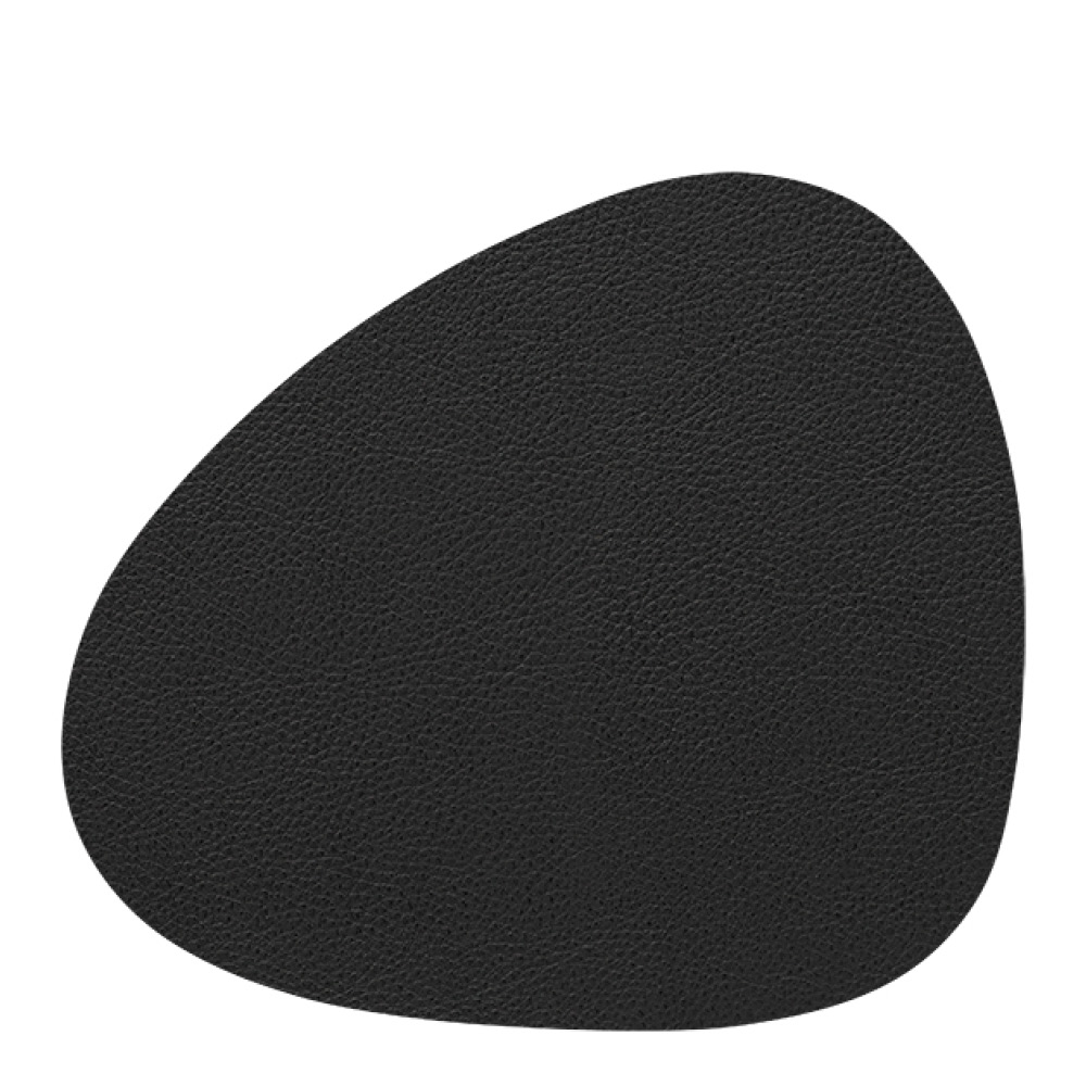 LIND DNA - Curve Leather Serene Lasinalunen 11x13 cm Black