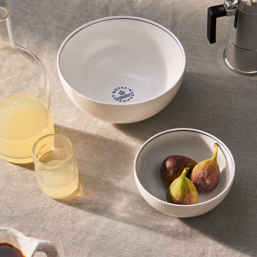 Royal Copenhagen Blueline Skål 15 cm 73 cl Blå/Vit