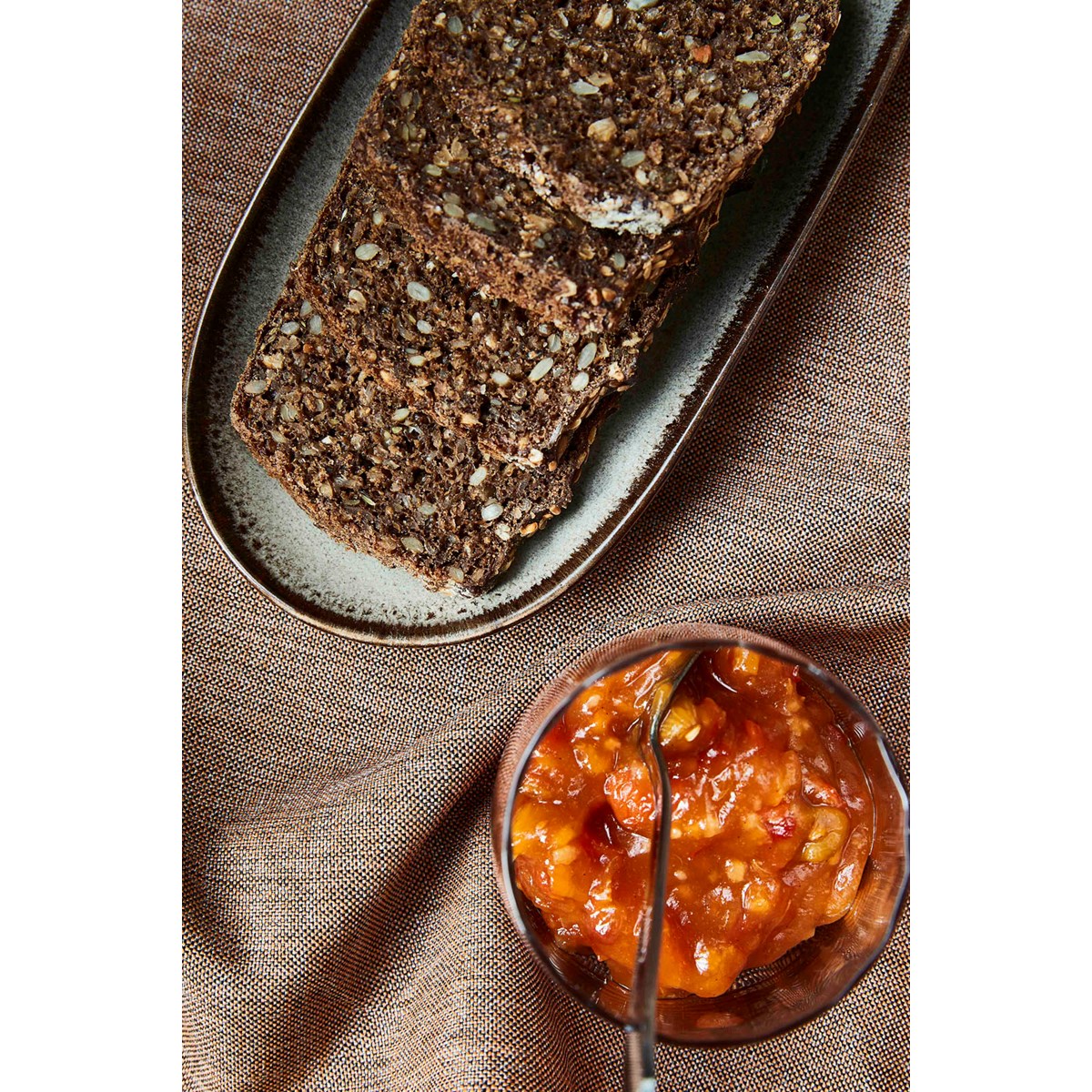 Søholm Sonja fat 25,5x12,3x2,4 cm brun