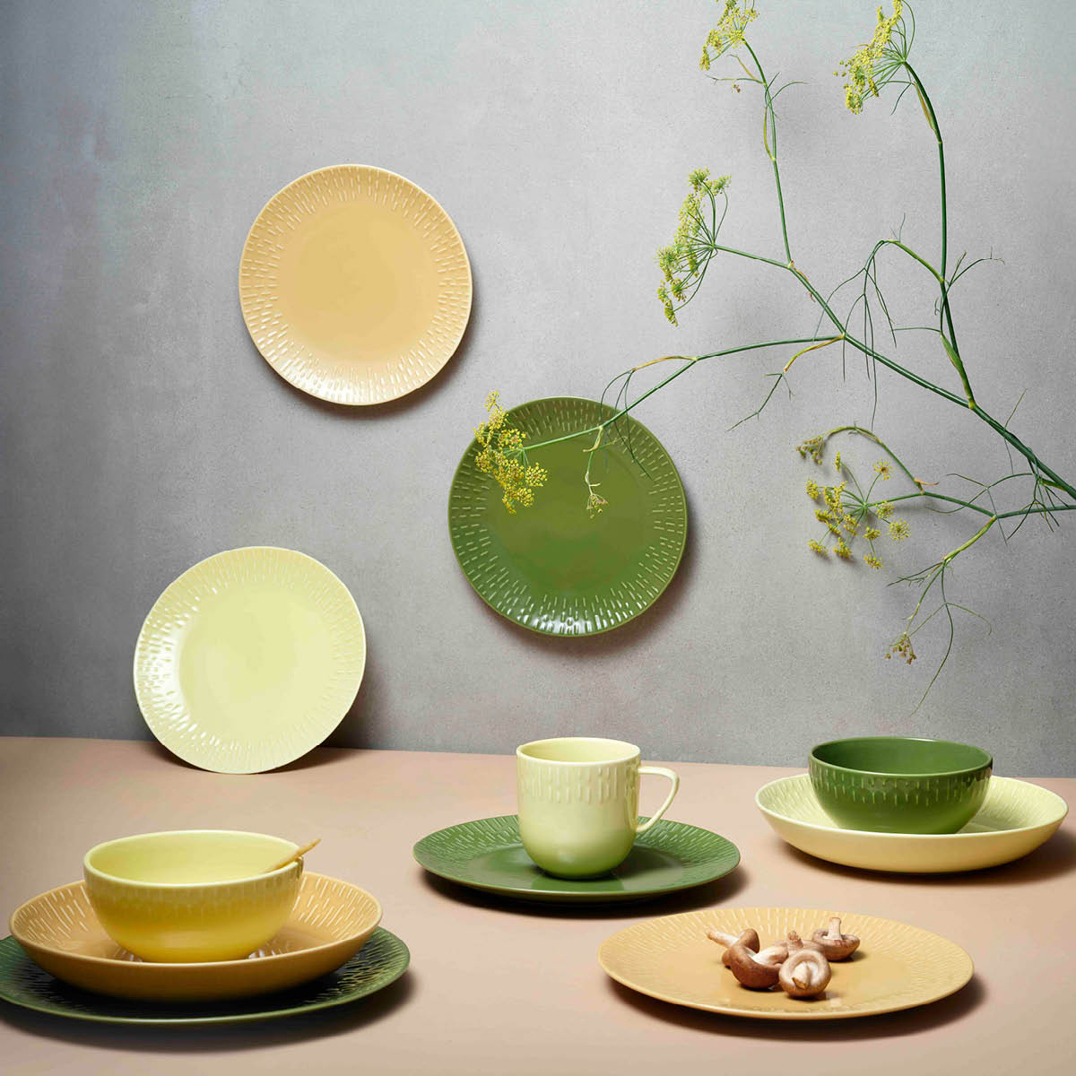 Aida - Life in colour Confetti skål 14 cm lemon