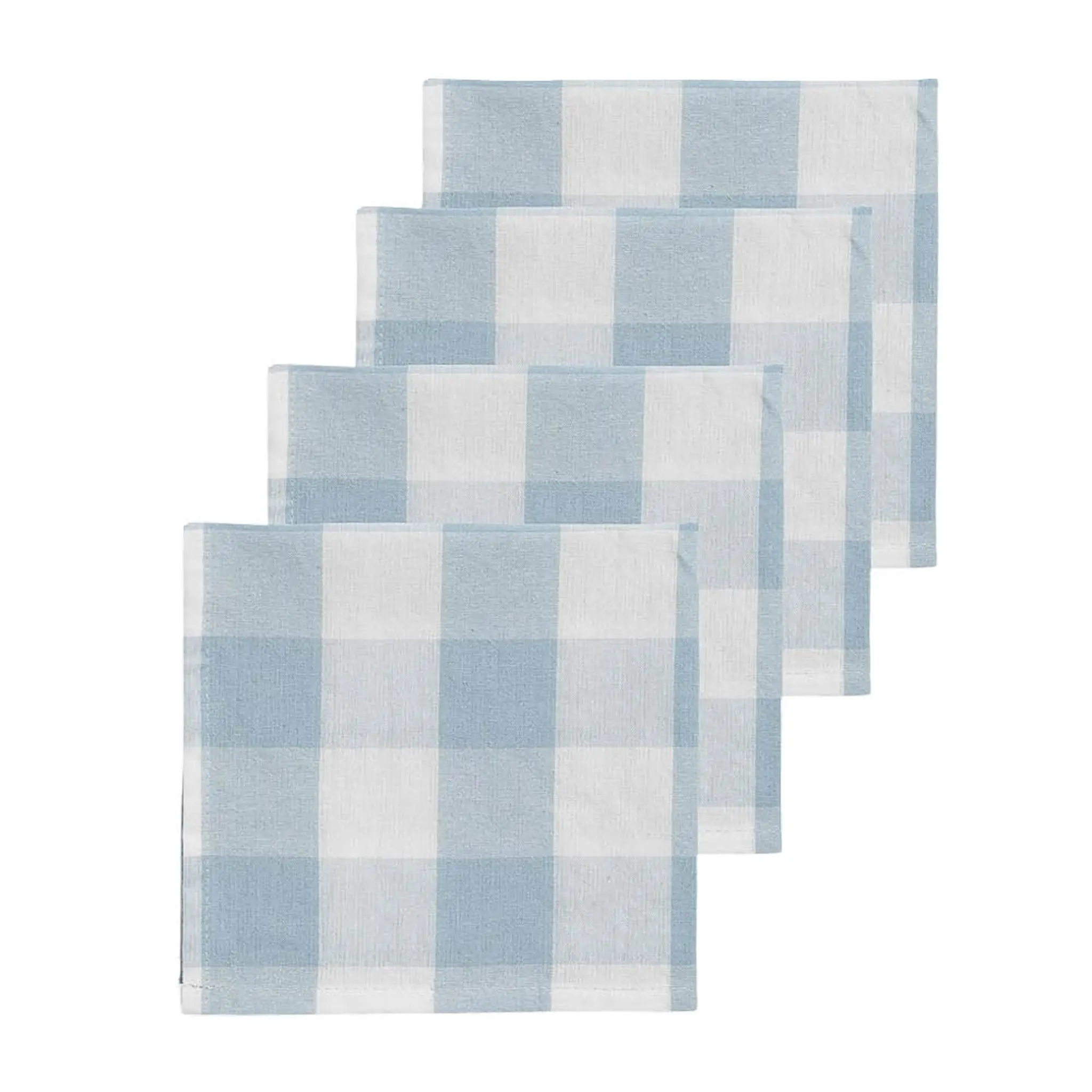 Midnatt Bluey tygservett 40x40 cm 4-pack ljusblå
