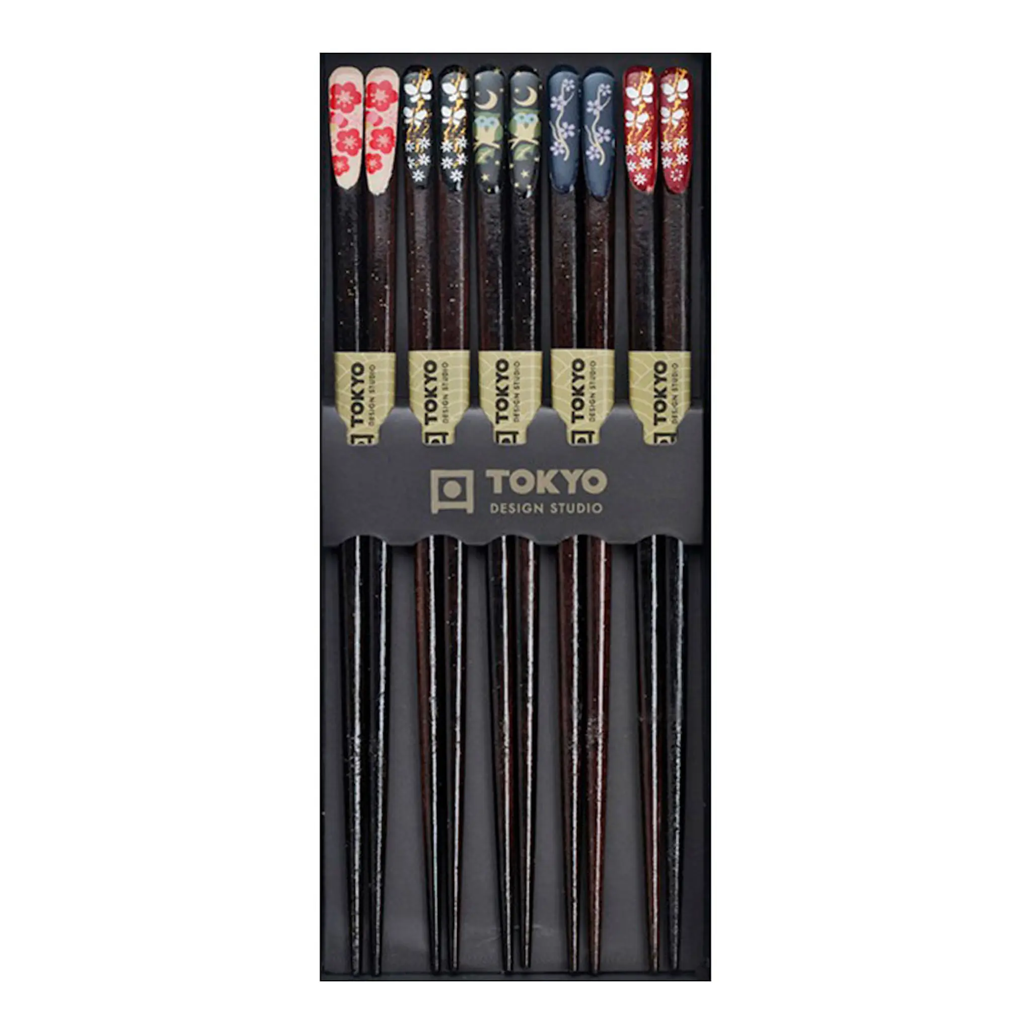 Tokyo Design Studio Ätpinnar Chopstick 5-pack Nippon floral