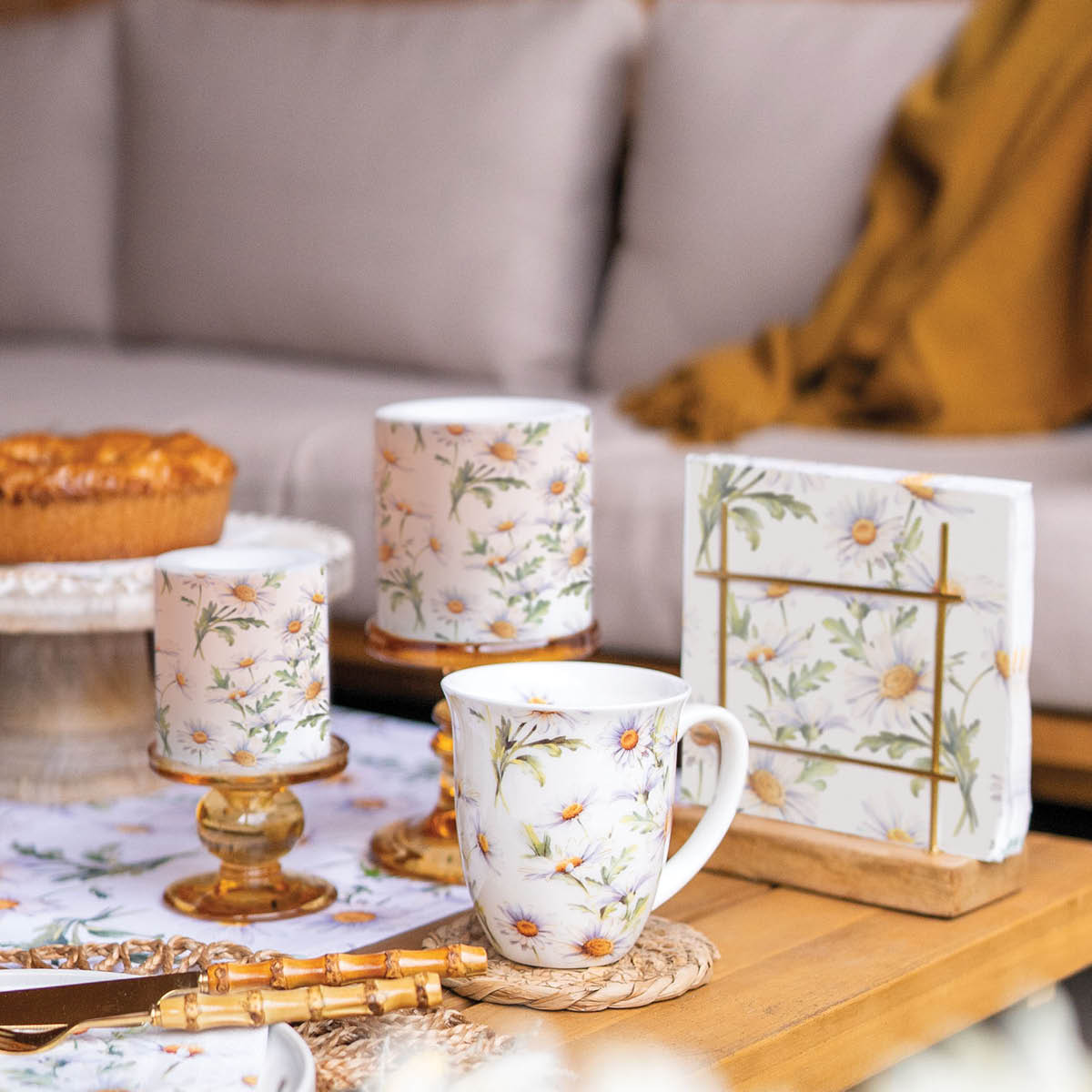 Ambiente Servetti 33x33 cm 20 kpl Beautiful Daisies