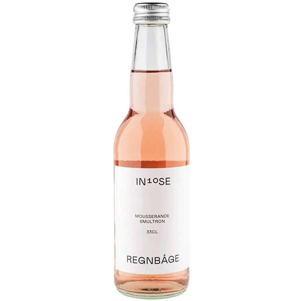 Mousserende smultron regnbue