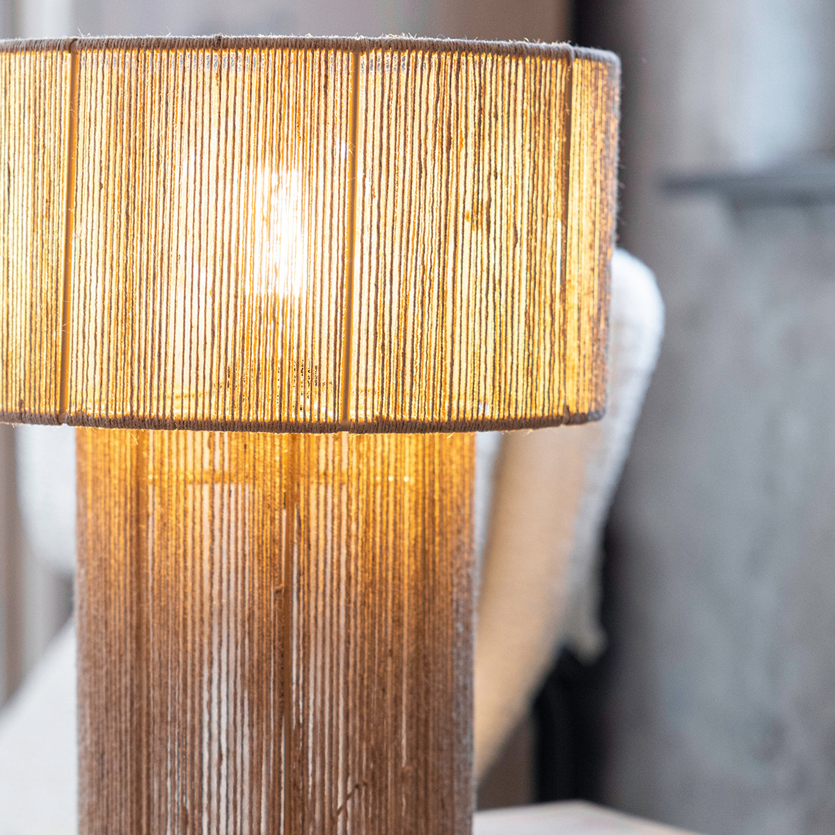 Markslöjd Soga Pöytävalaisin 30 cm Juutti