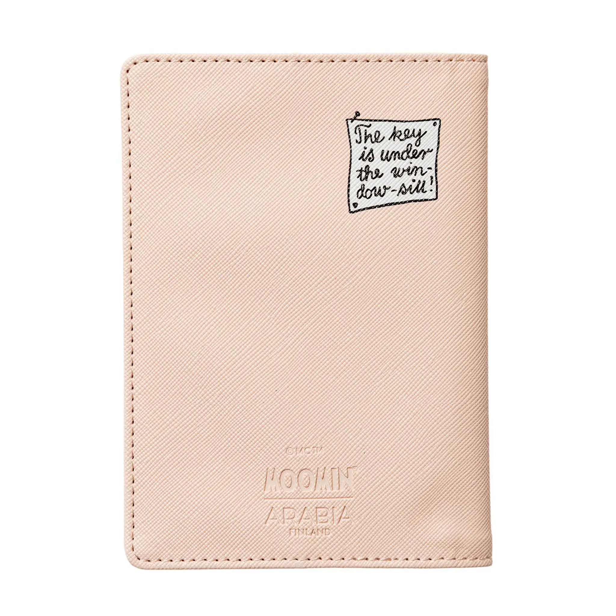 Moomin Arabia Mumin passfodral 15x10 cm Redo för semester