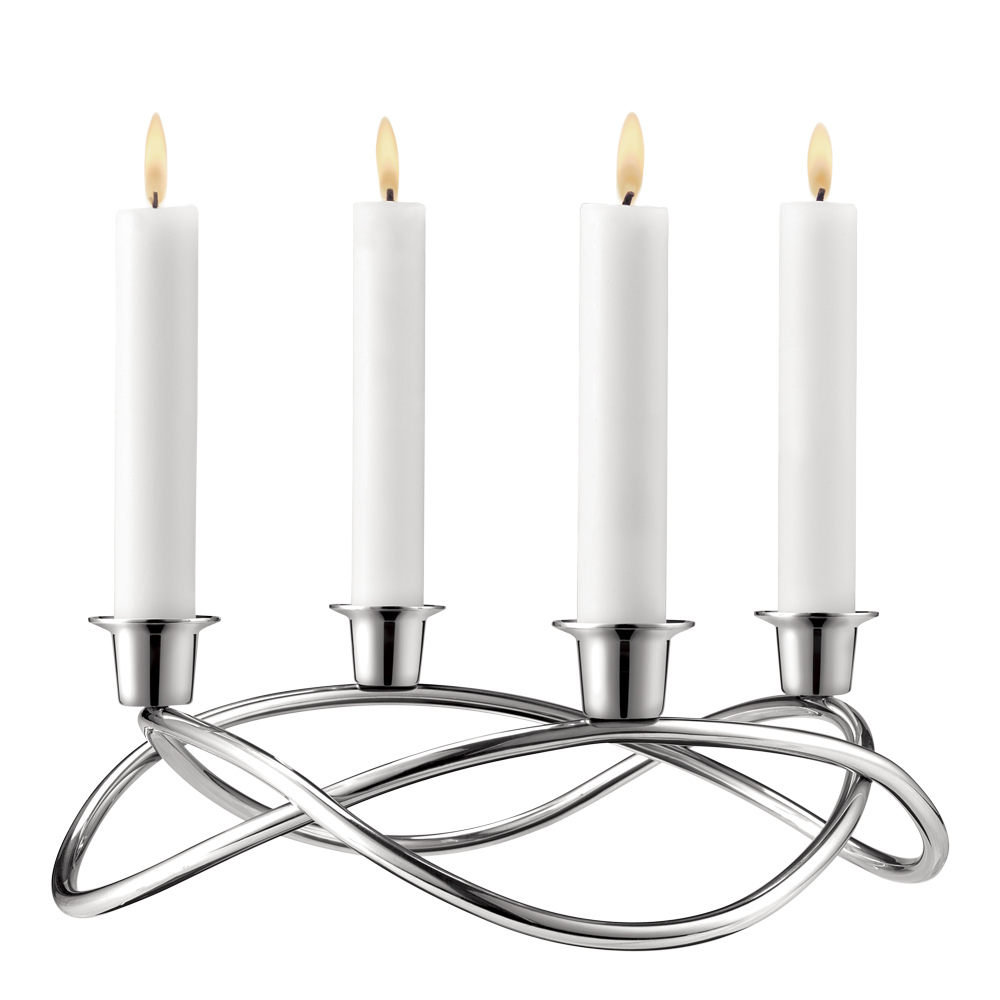 Georg Jensen Season Ljusstake 4-armad 26 cm Rostfri blank