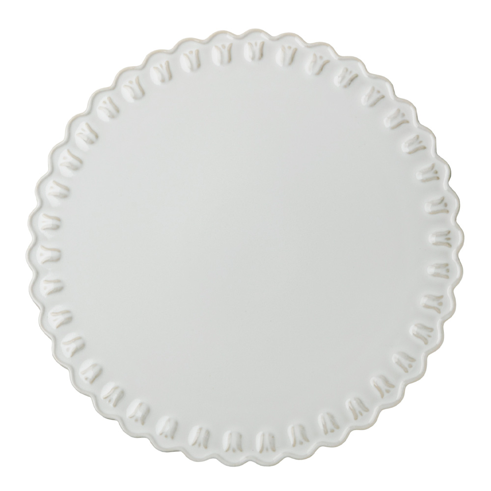 PotteryJo Tulipa Tårtfat 30 cm Vit