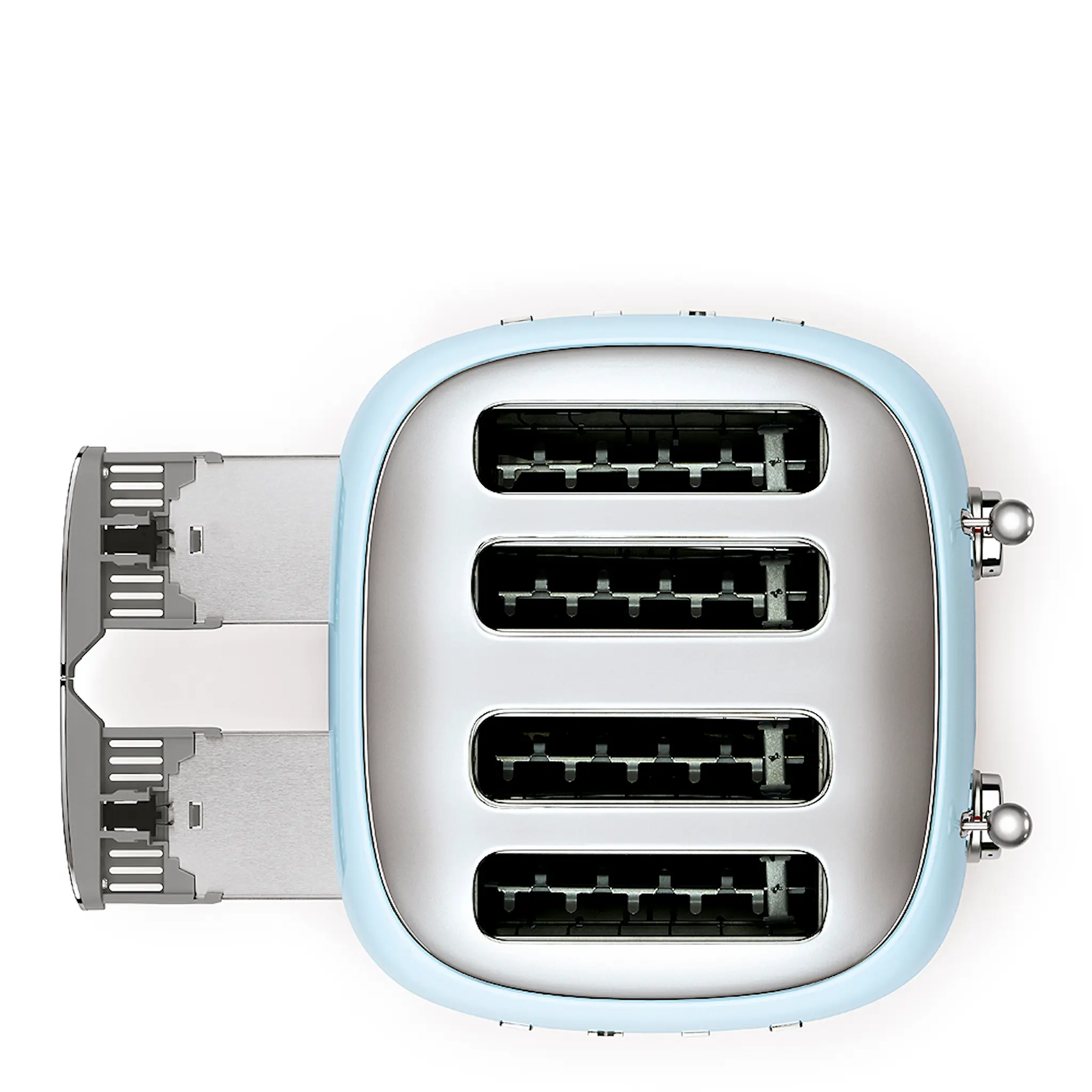 Smeg Smeg Brödrost 4 skivor TSF02 kvadrat Blå