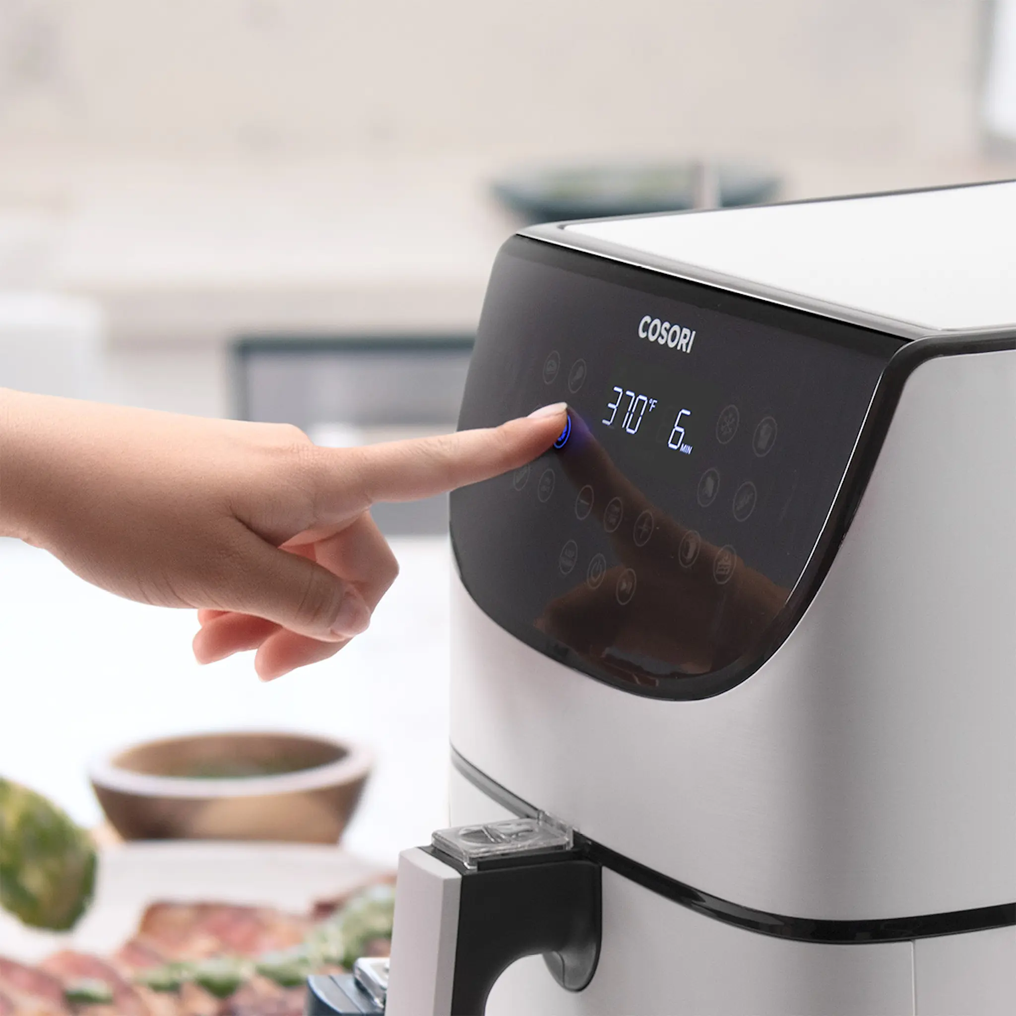 Cosori Premium airfryer 2,2kg/5,5L vit