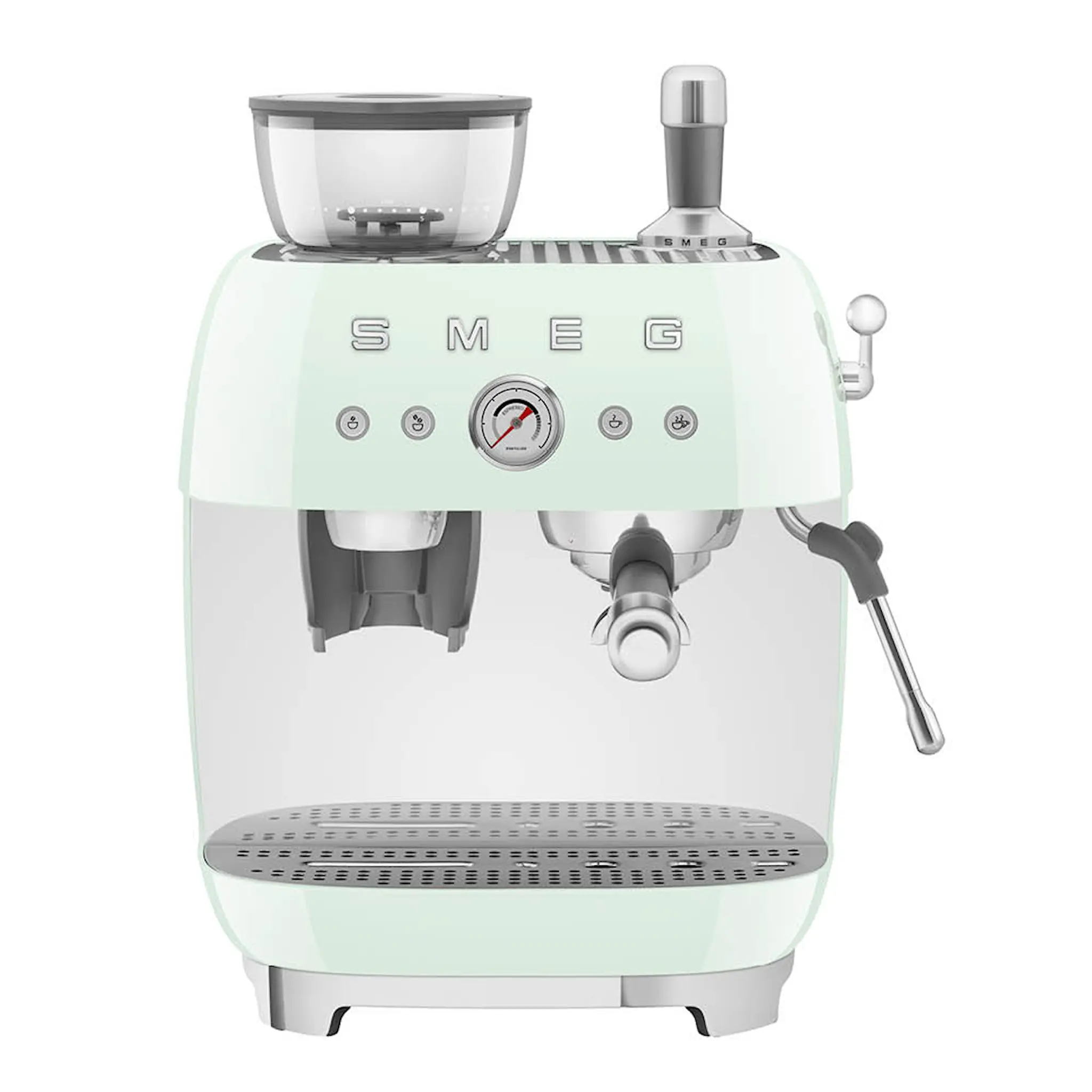 Smeg Smeg Manuell Kaffemaskin med Kvarn EGF03 Pastellgrön