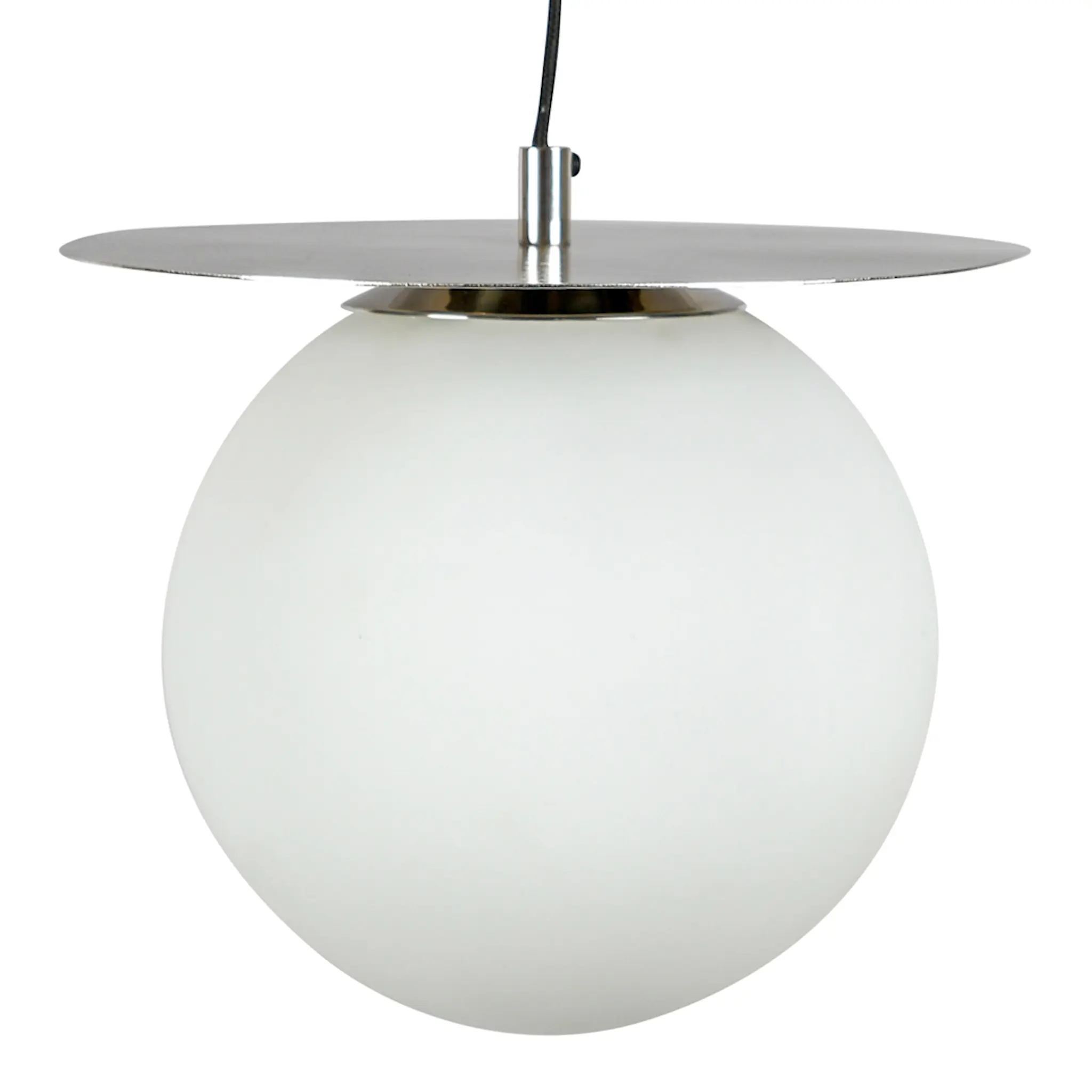 ByOn Lush Taklampa klot/skiva 27x22 cm Silver/Vit