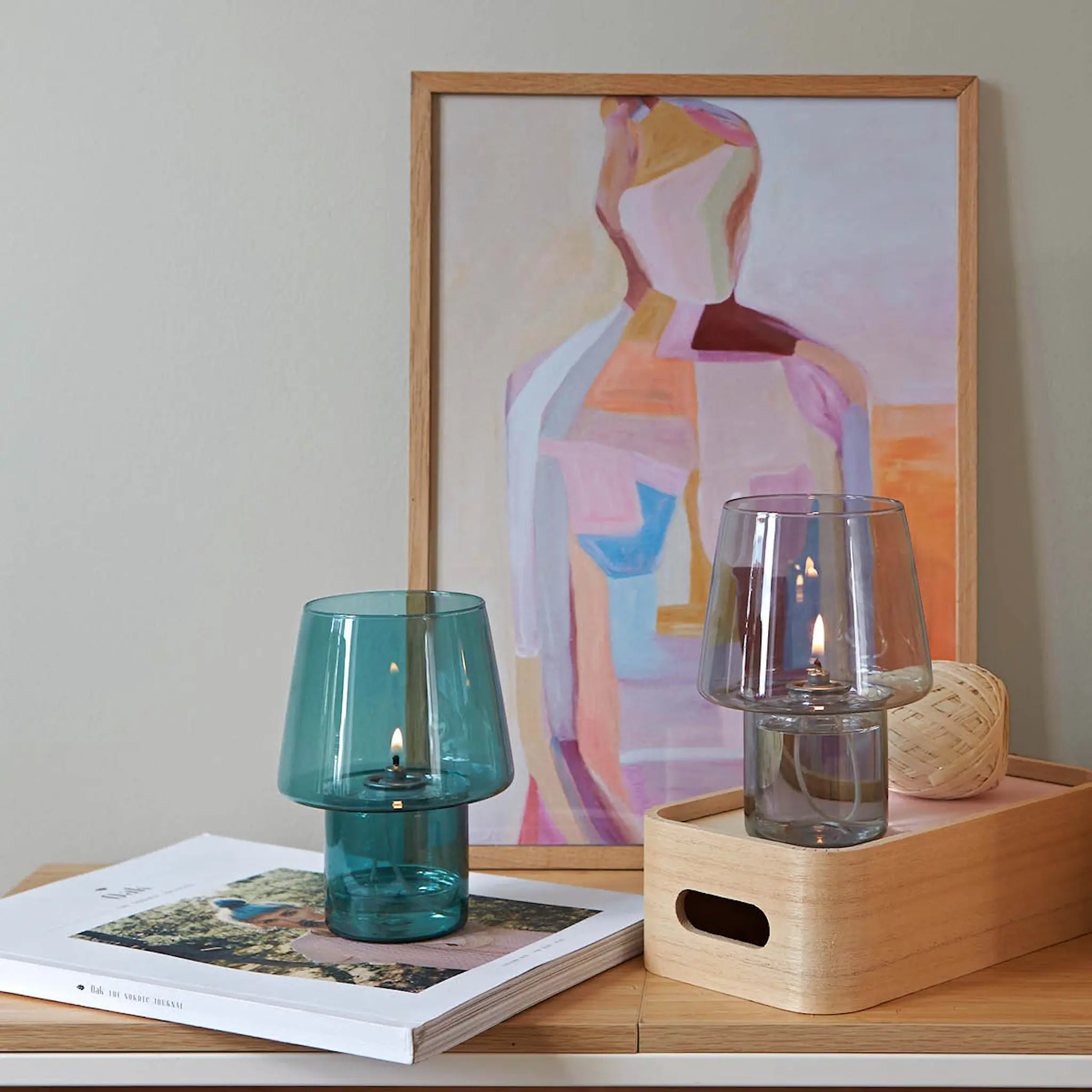 RIG-TIG Viva Hurricane Öljylamppu 10,5x16,5 cm Ocean