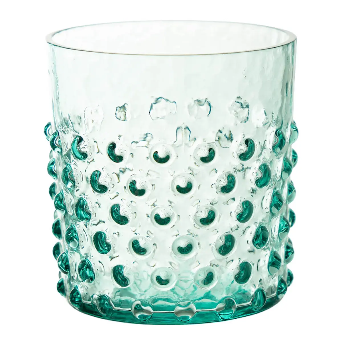 Klimchi Hobnail vattenglas 15 cl beryllgrön