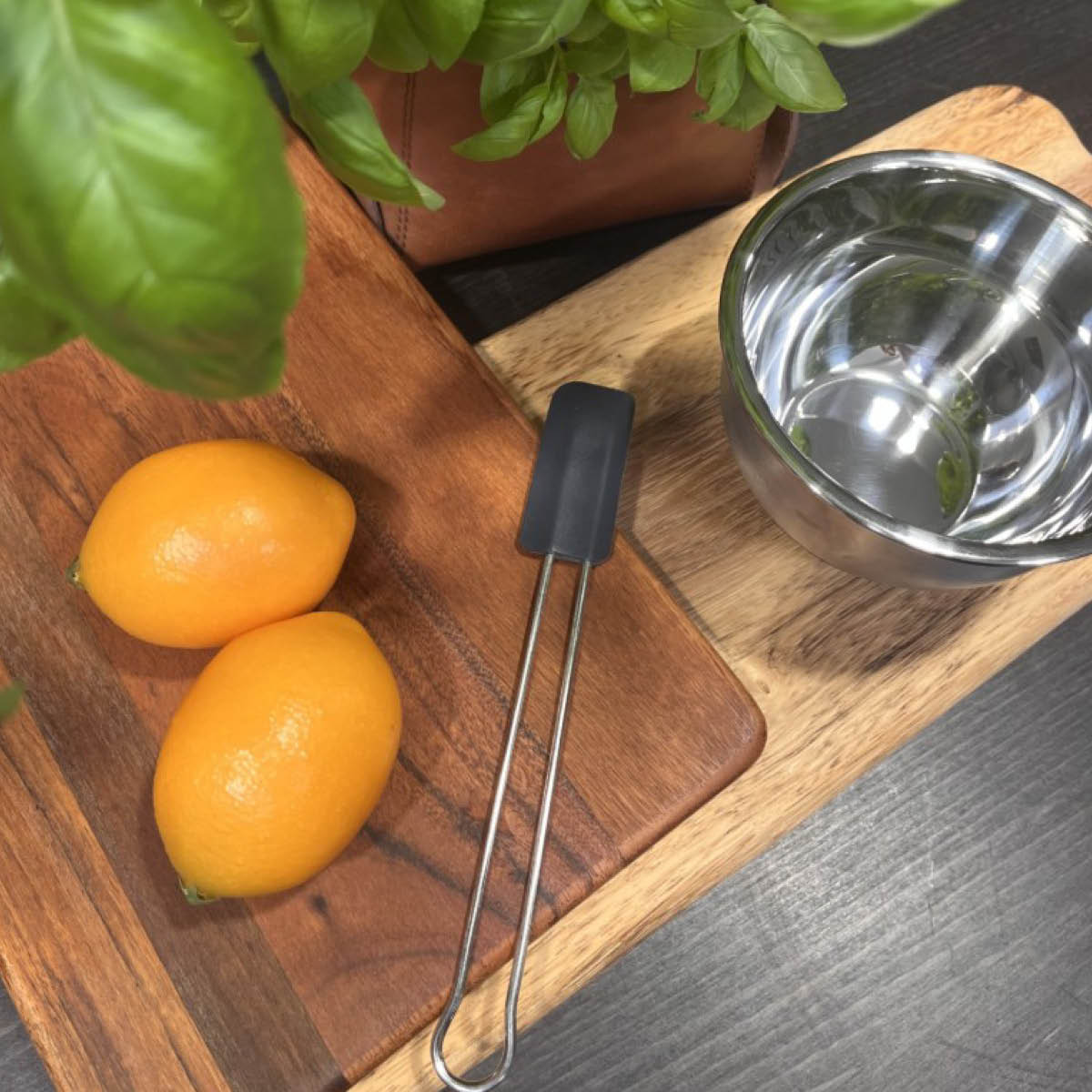 Kochblume Slickepott smal antracitgrå