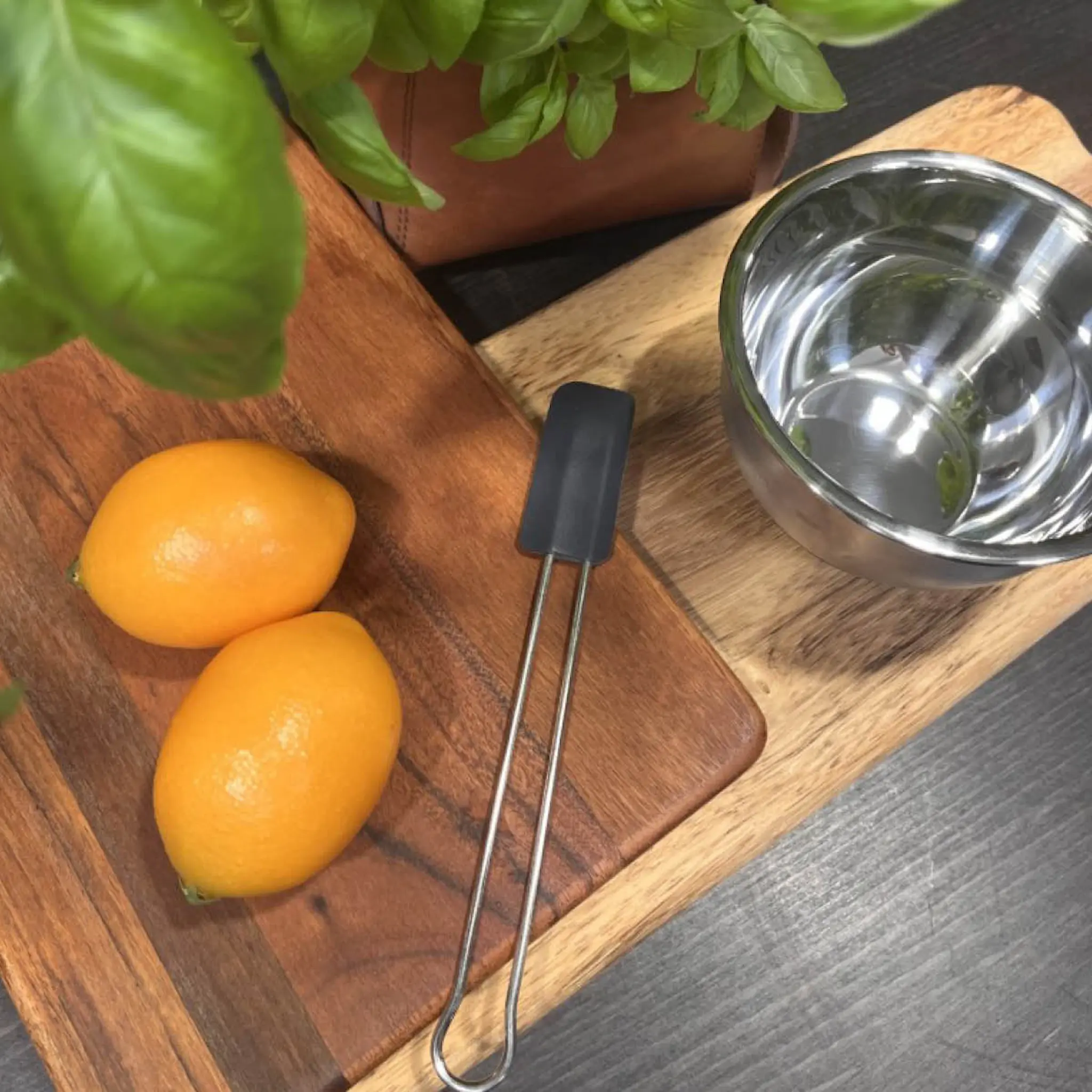 Kochblume Deigskrape liten antrasittgrå hover