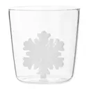 Jul vattenglas 35 cl snöflinga