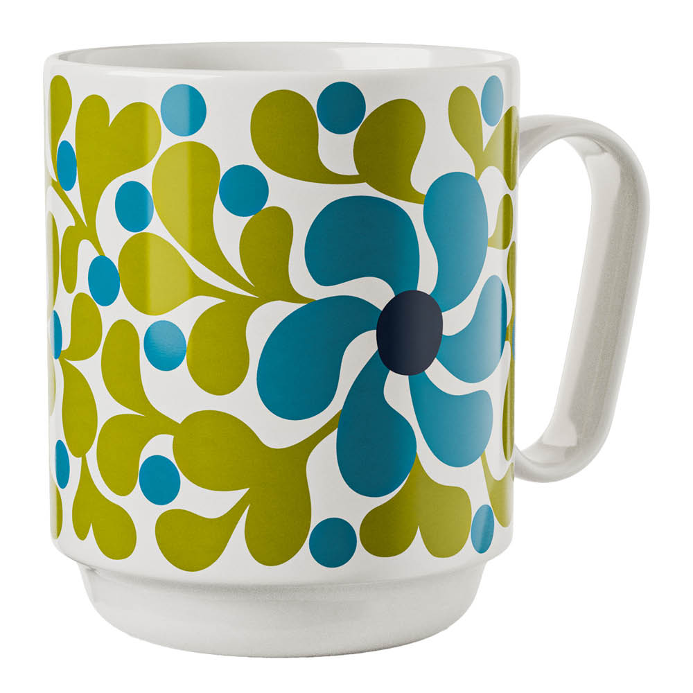 Design House Stockholm Birds 1967 no 7 krus 35 cl multi