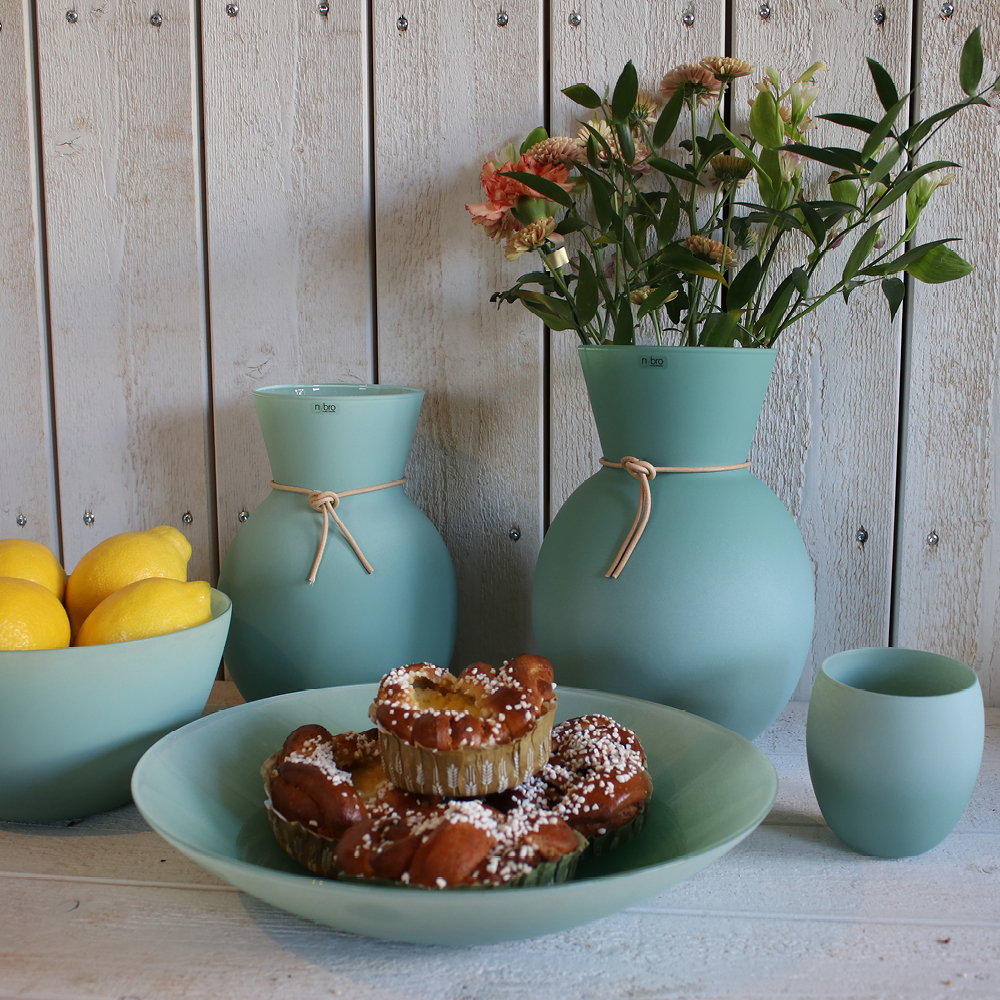 Nybro Crystal Happy Vas 25 cm Pistage