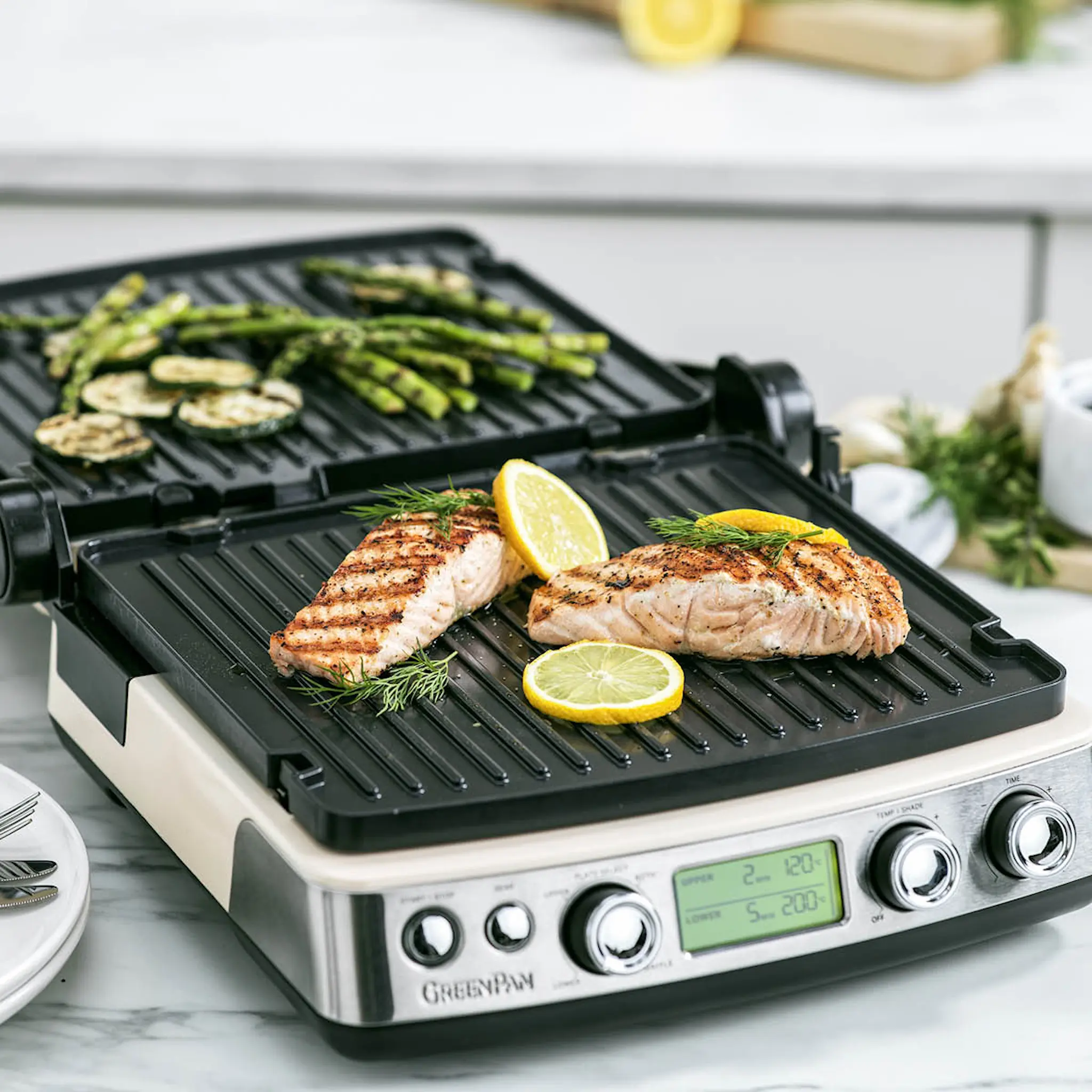 GreenPan Elite pöytägrilli kerma