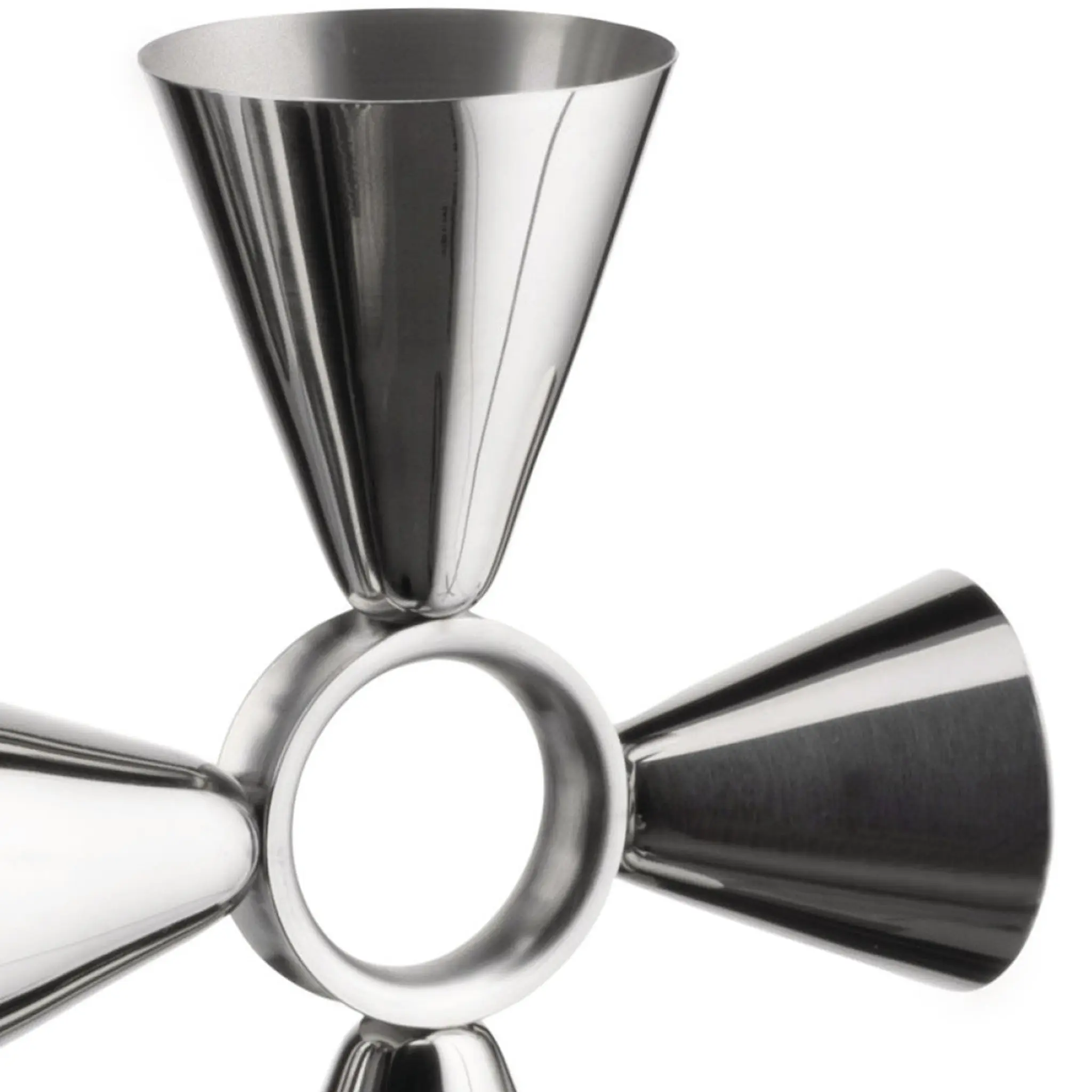 Alessi Tending Box cocktail mätglas med 4 mått rostfritt stål