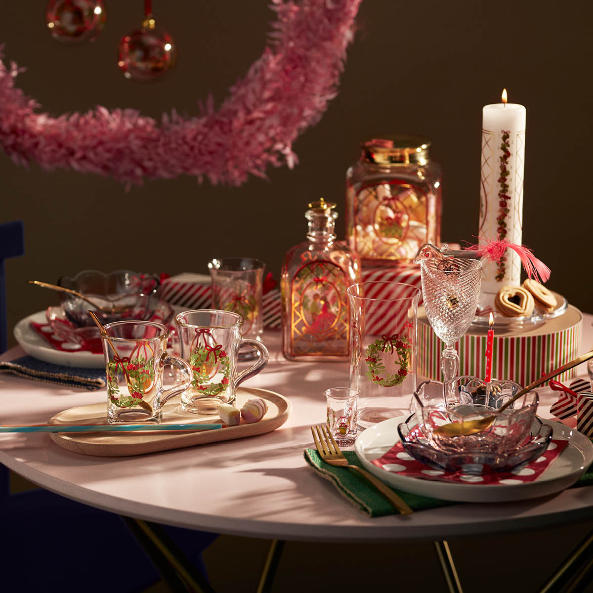 Holmegaard Jul kalenderljus 2025 25x5 cm