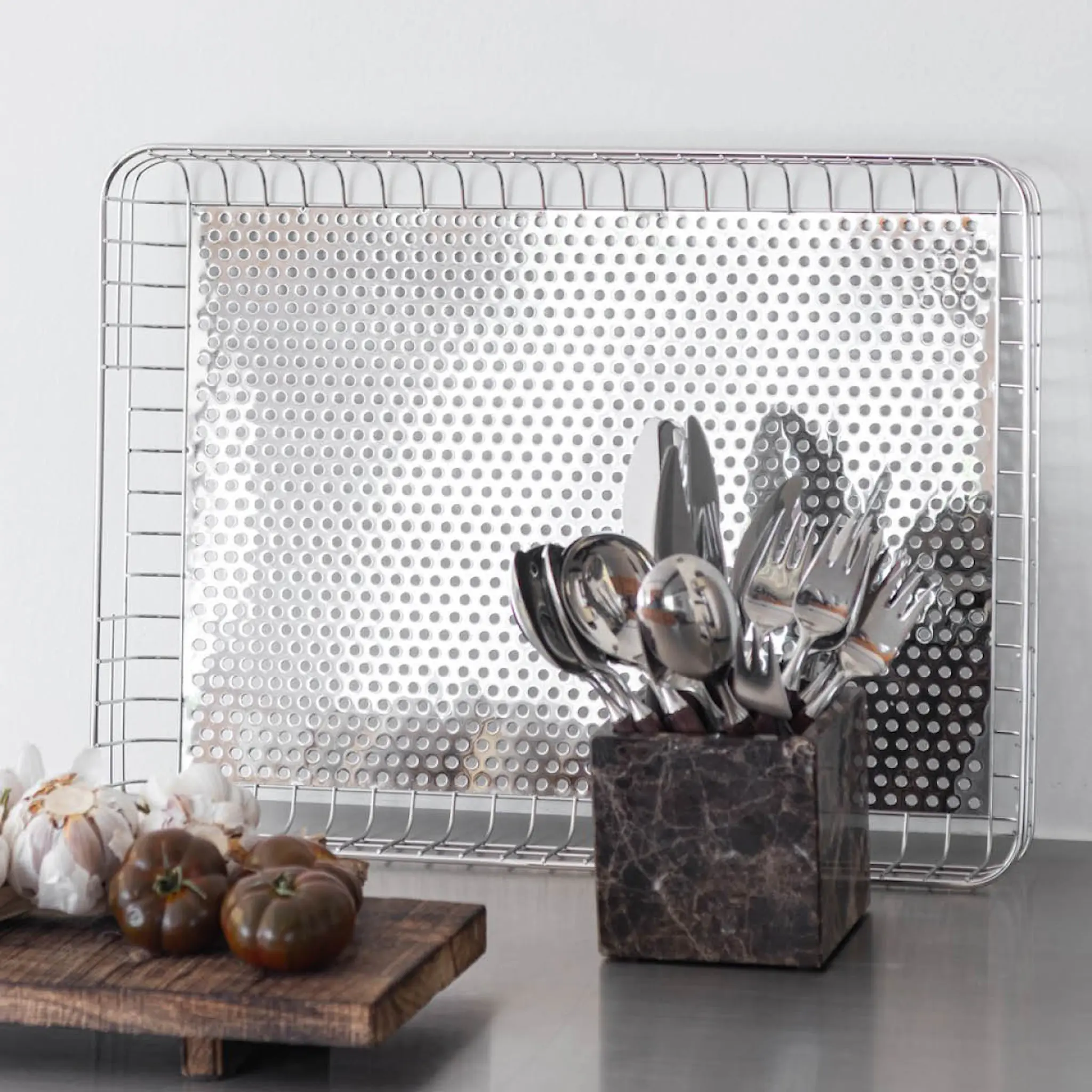 Mette Ditmer Lift Tarjotin 45,5x33,5 cm Kromi