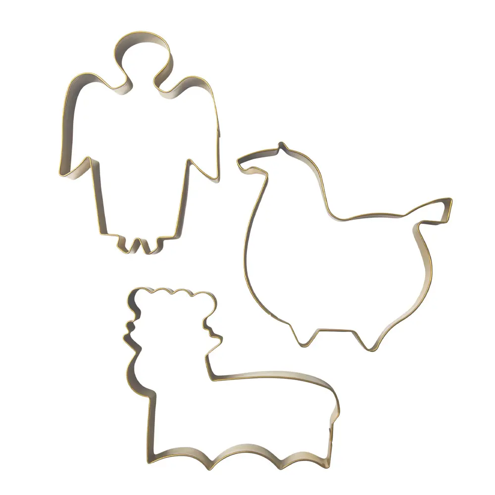 Berså Piparkakkumuotti 17x18,5x2,5 cm 3 kpl