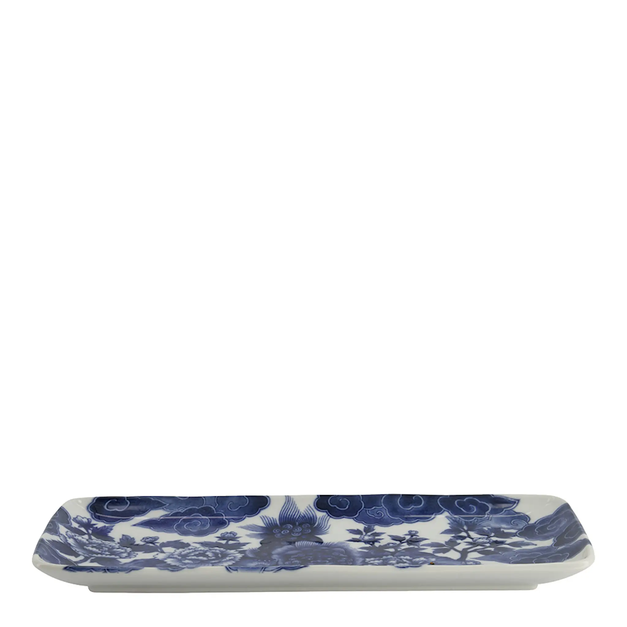 Tokyo Design Studio Lion tallrik 28,5x14 cm blue