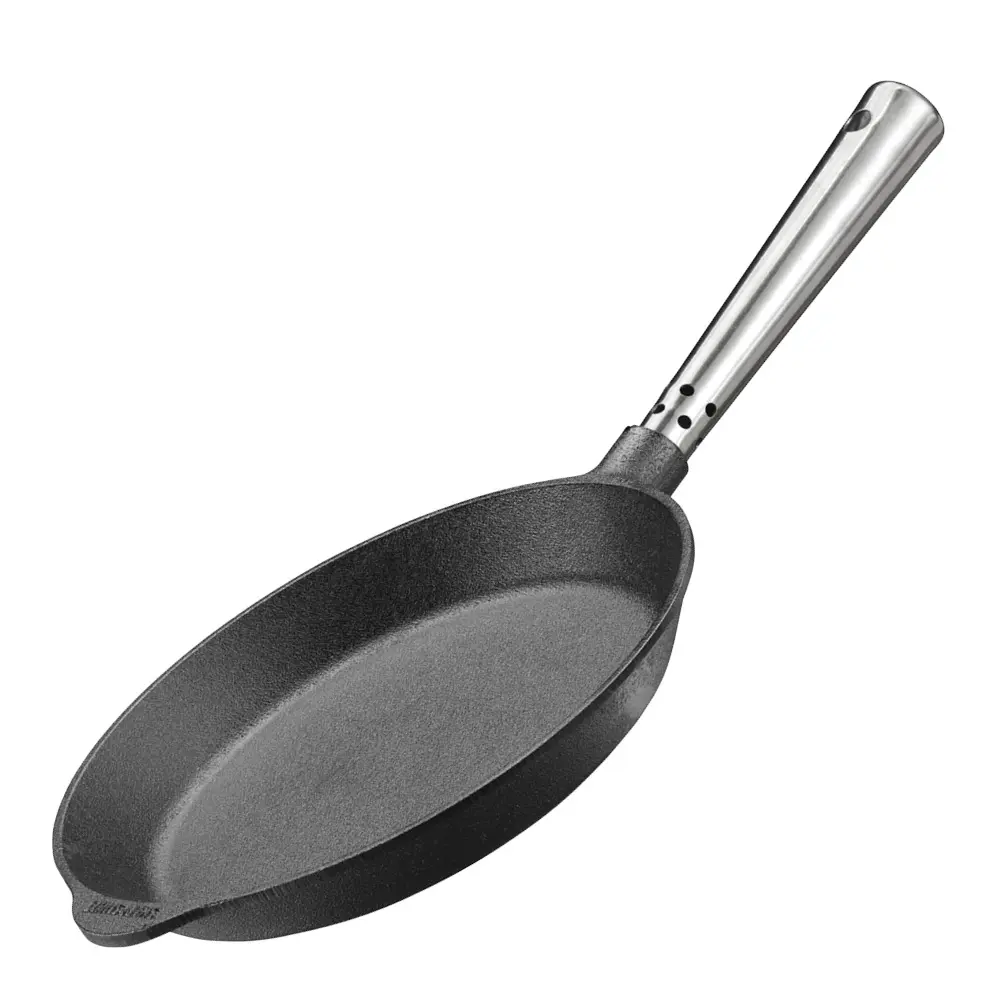 Professional stekepanne 22 cm med stålhåndtak