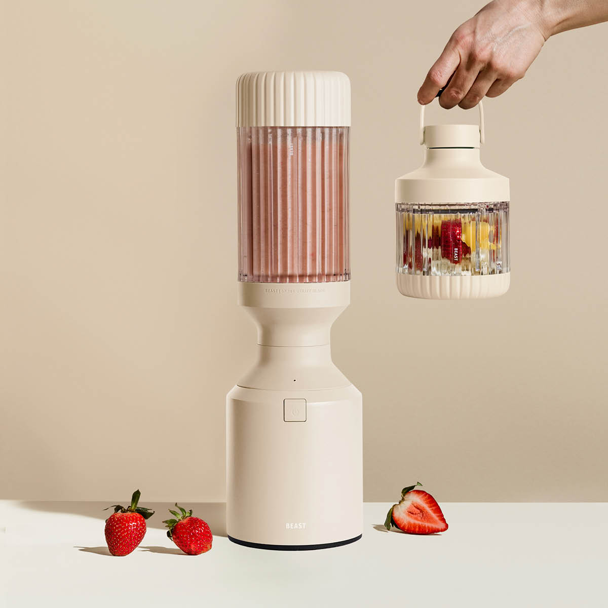 Beast Mega 1200 Plus Tehosekoitin 1,2 L Sand