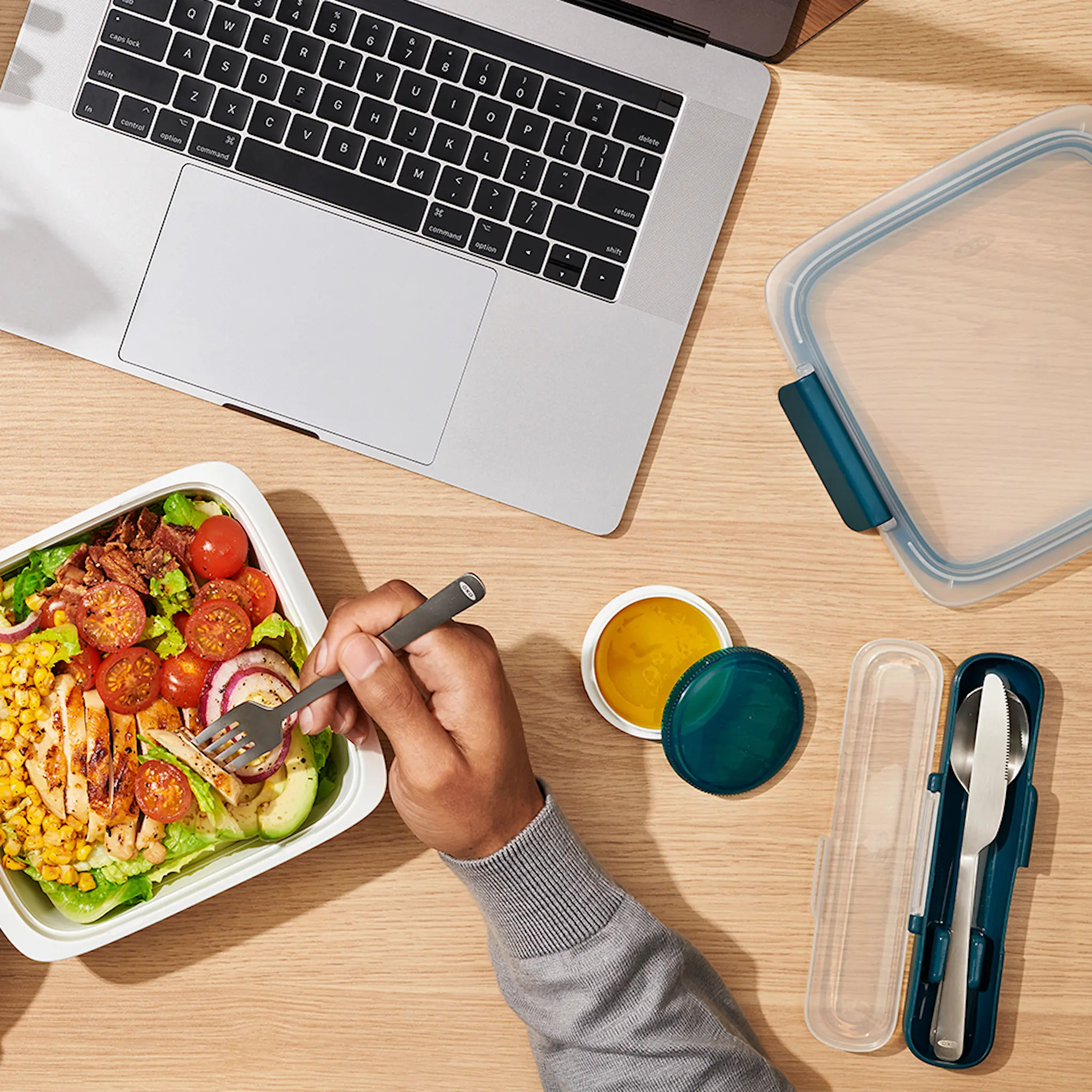 Oxo Prep & Go Bestick i fodral