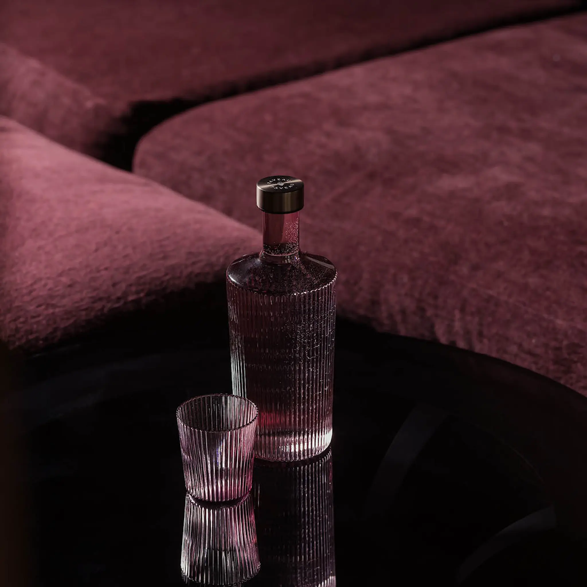 Paveau Ribbed Elegance glas Broome 25 cl burgundy
