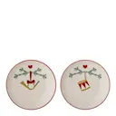 Yule assiett 16 cm 2-pack julmotiv