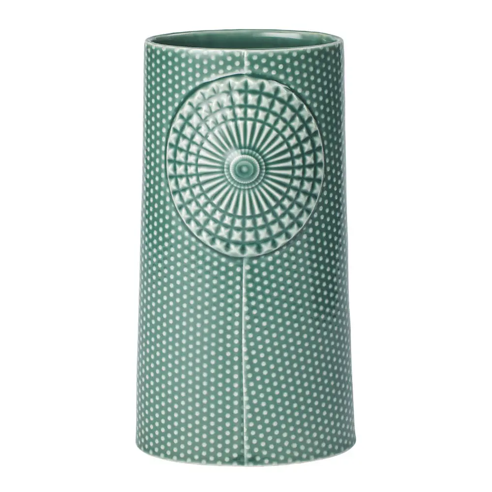 Pipanella dot vase oval 22,5 cm spruce