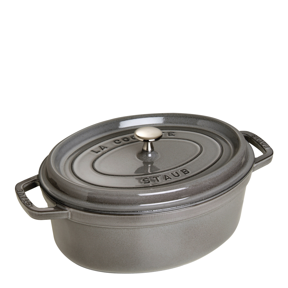 Staub - Pata soikea 4,2 L Harmaa