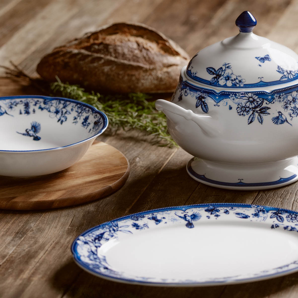 Magnor Fjord terrin 3,75 L blå