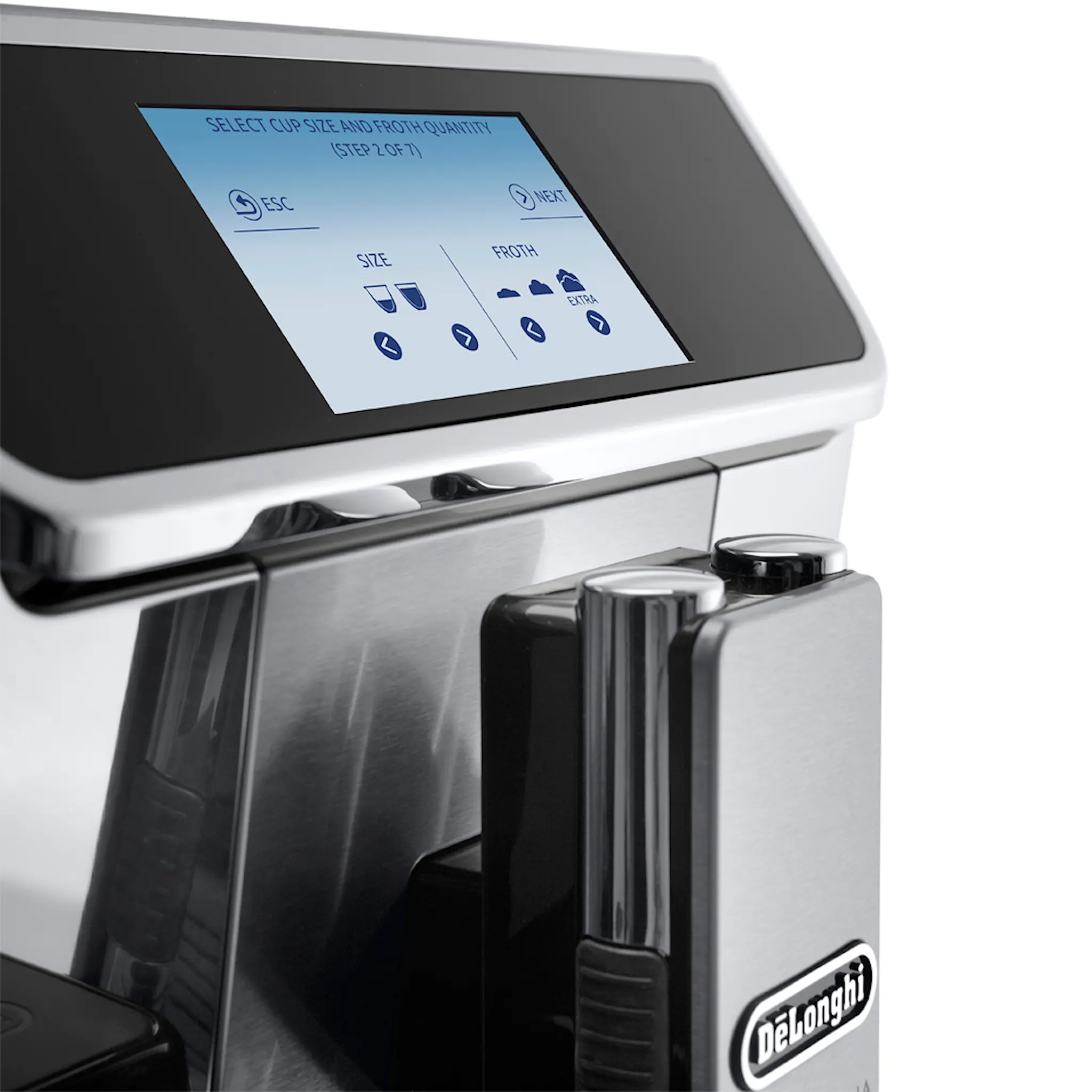 De'Longhi PrimaDonna Elite Experience Kaffemaskin Metall/Silver