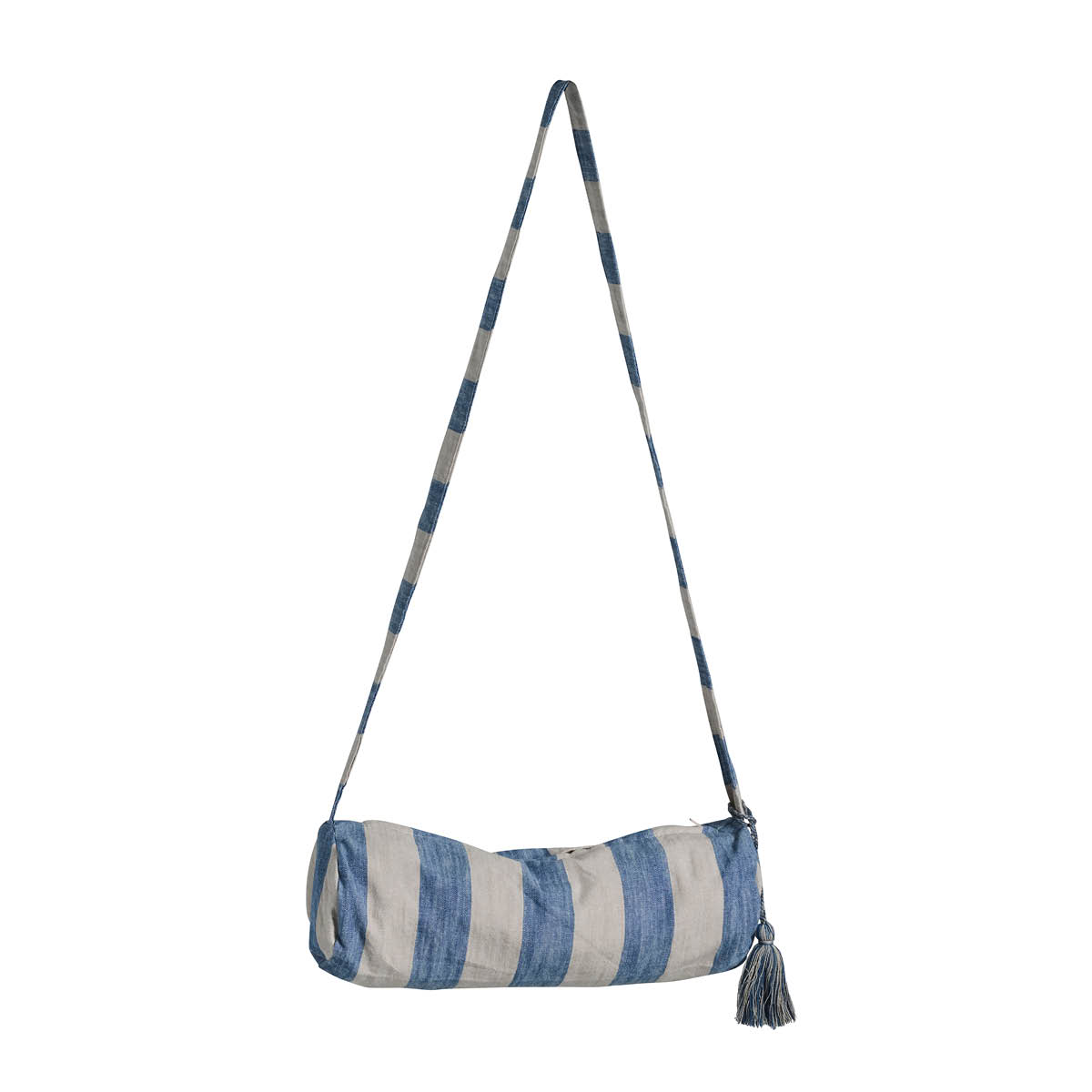 Lene Bjerre Felima strandteppe 140x200 cm lin/blå