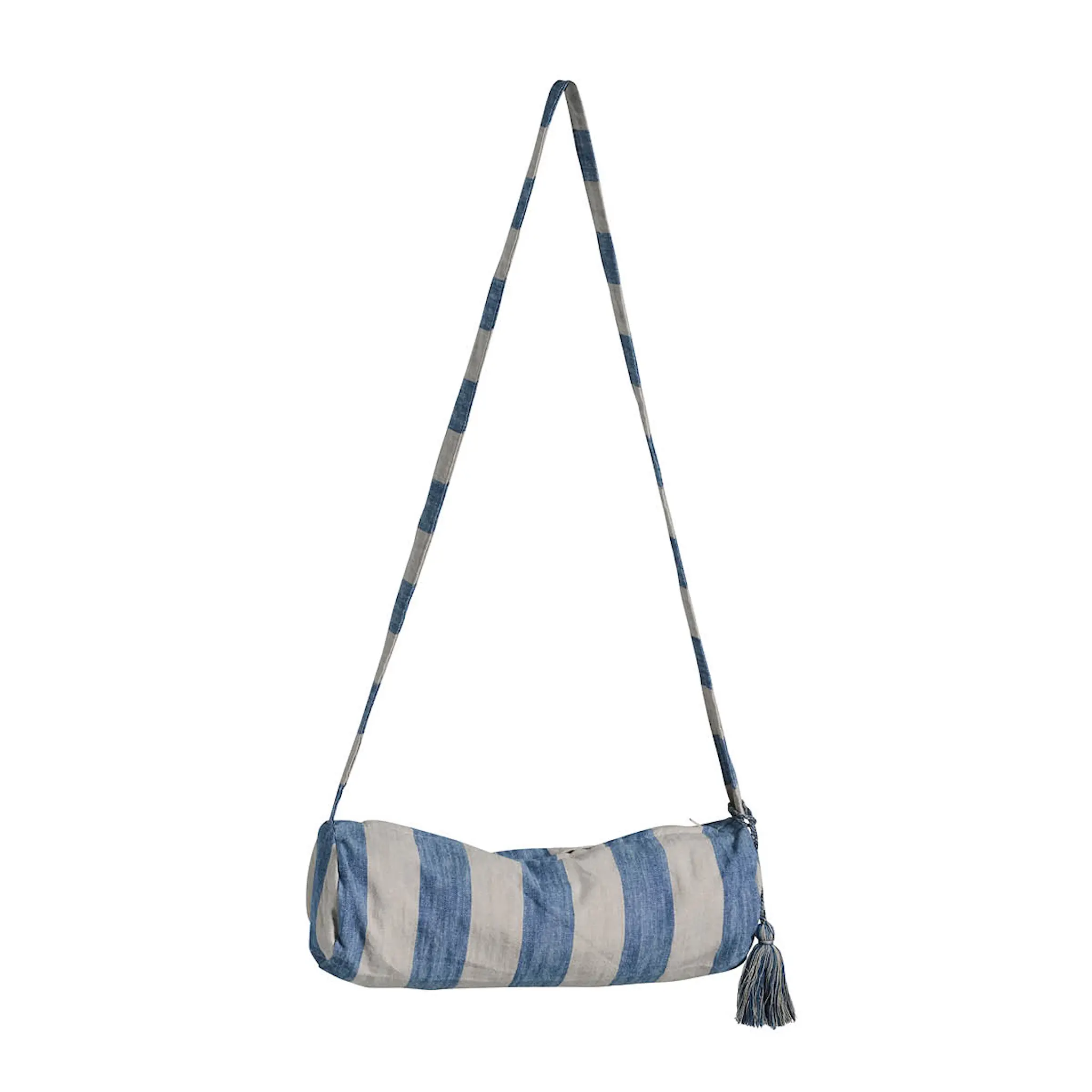 Lene Bjerre Felima strandteppe 140x200 cm lin/blå