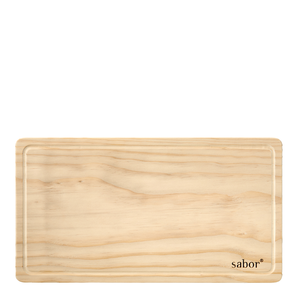 Sabor Trevig skärbräda med blodränna 45x24,5 cm accoya