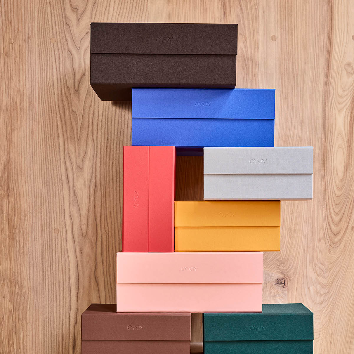 OYOY Hako förvaringslåda A4 33x25 cm Optic Blue