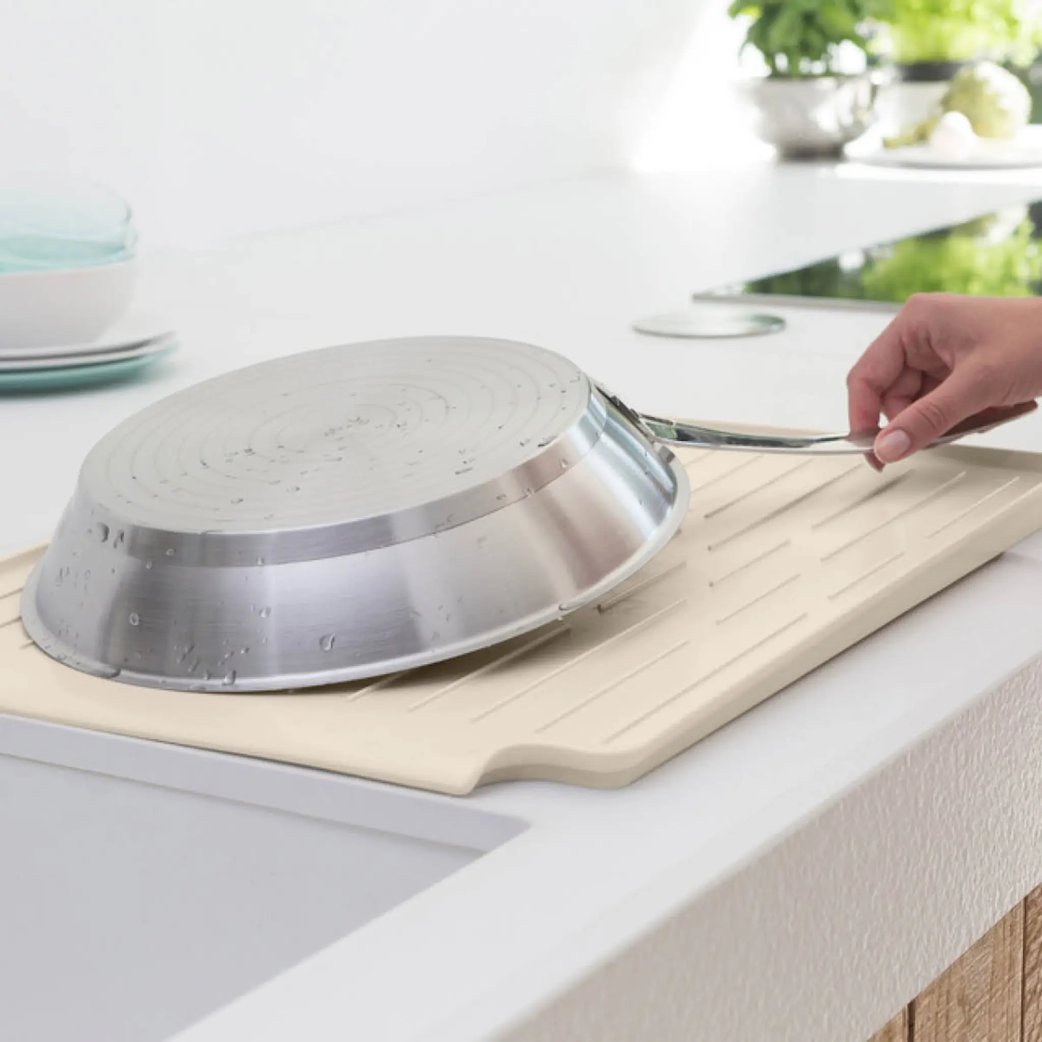 Brabantia SinkSide diskställ 49x38 cm soft beige